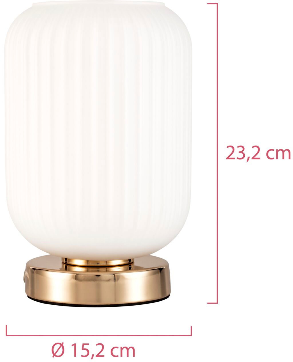 Pauleen Tischleuchte »Noble Purity« E27 1 Stk. E27