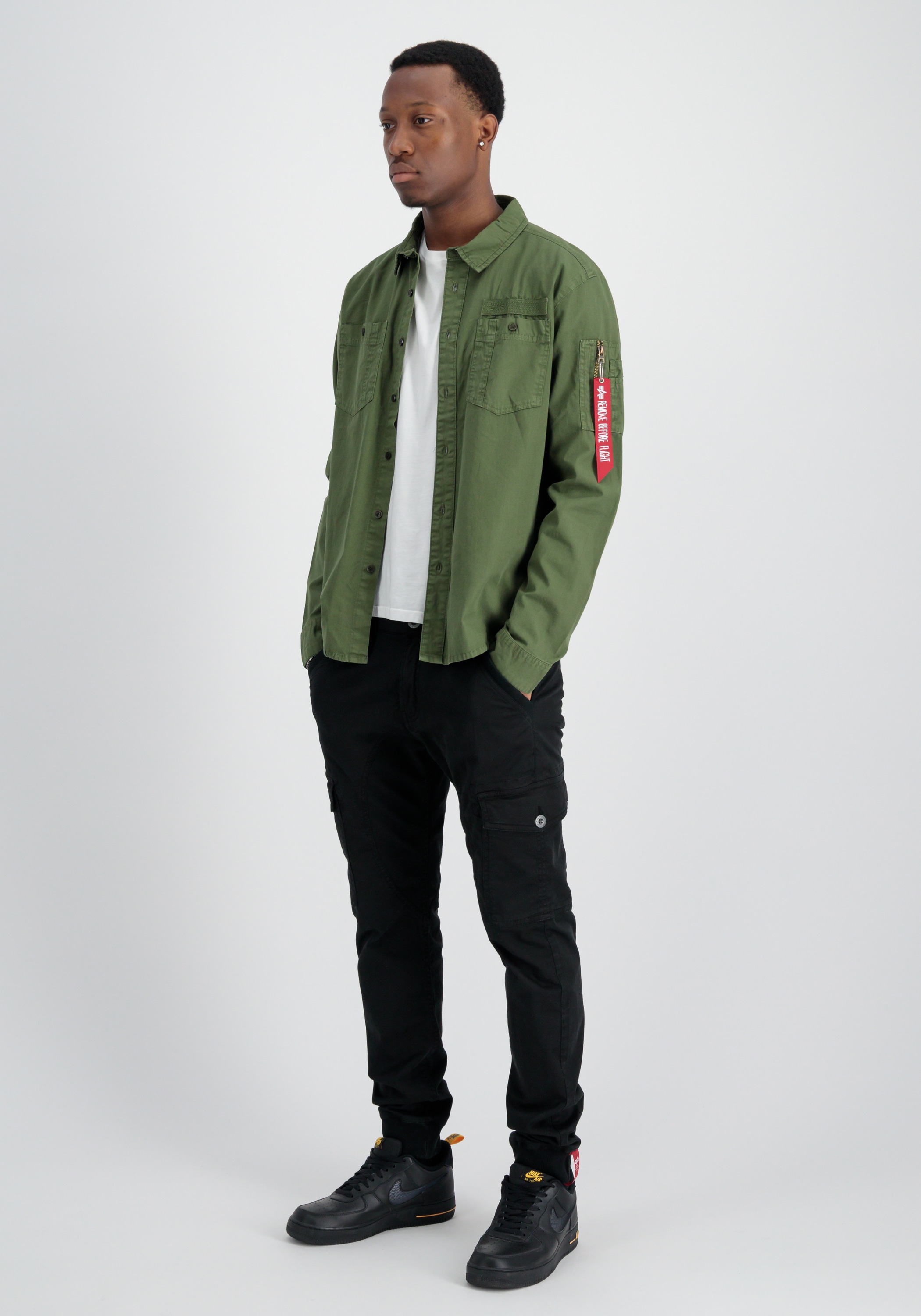Alpha Industries Oversize-Shirt »Alpha Industries Men - Shirts Air Force EMB Shirt«