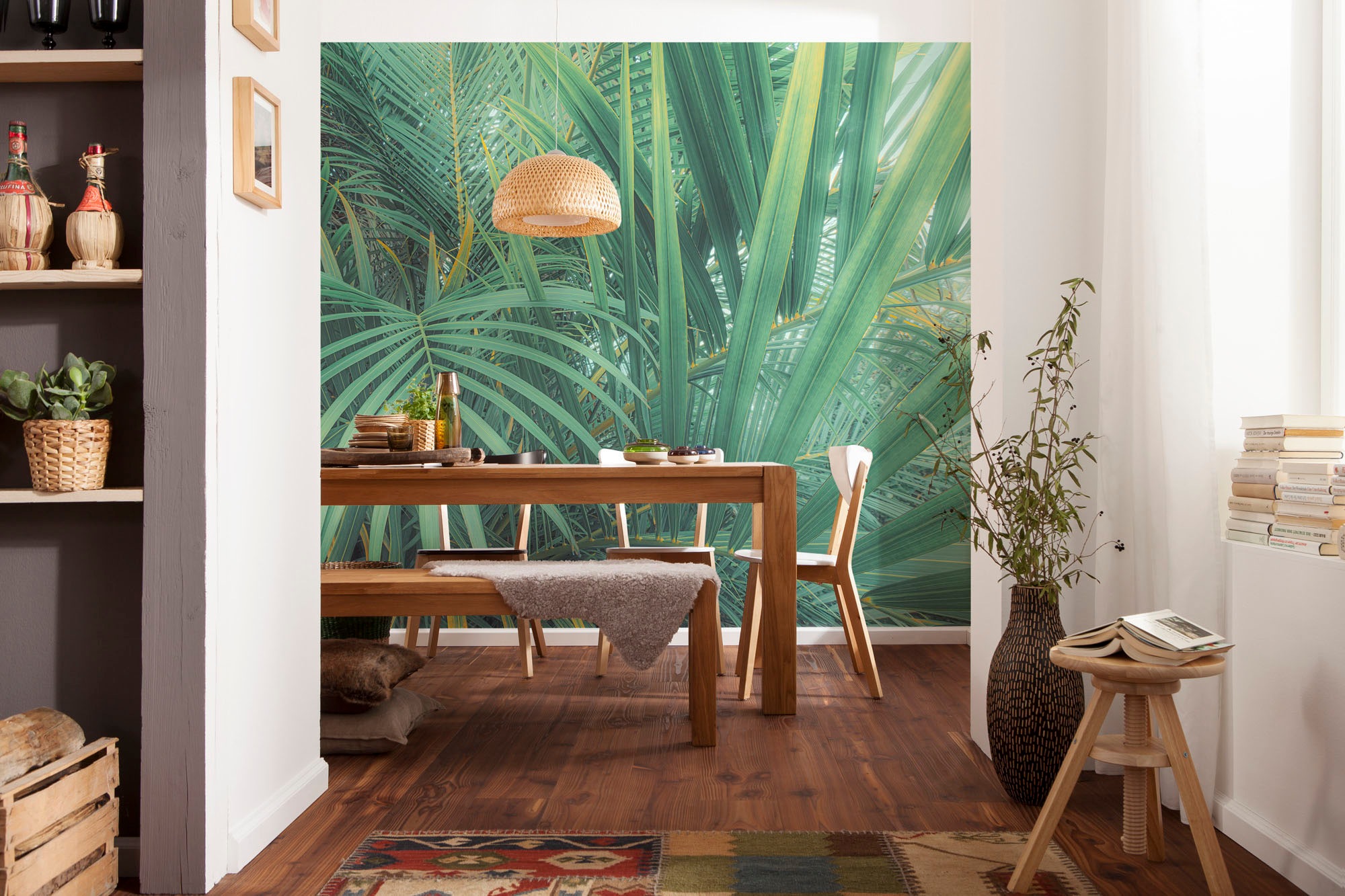 Komar Fototapete »Digitaldruck Vlies - Foggy Fern - Größe 400 x 250 cm« bed günstig online kaufen