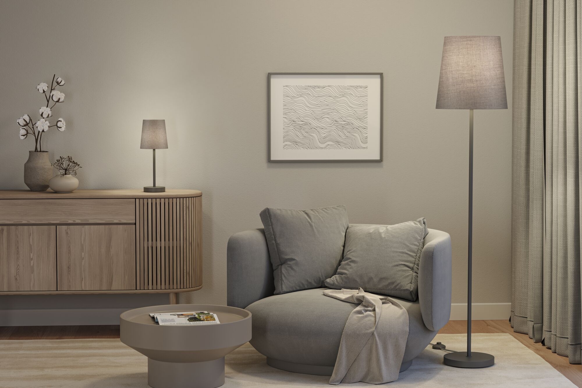 Paulmann Stehlampe »Stellan II max.1x20W E27 230V« E27 1 Stk. Dimmbar