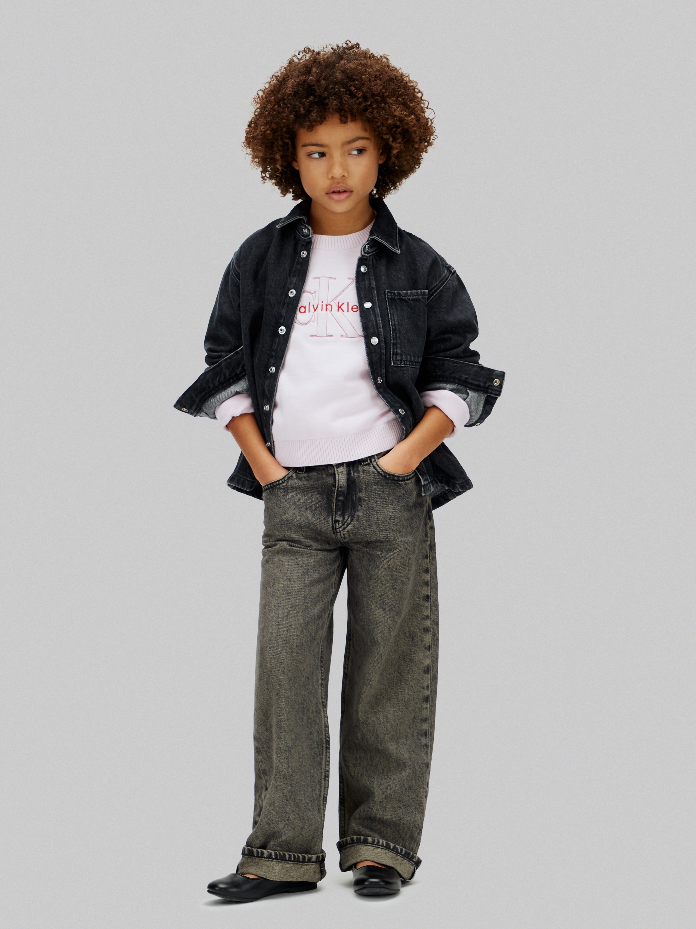 Calvin Klein Jeans Strickpullover Regular fit, für Kinder bis 16 Jahre