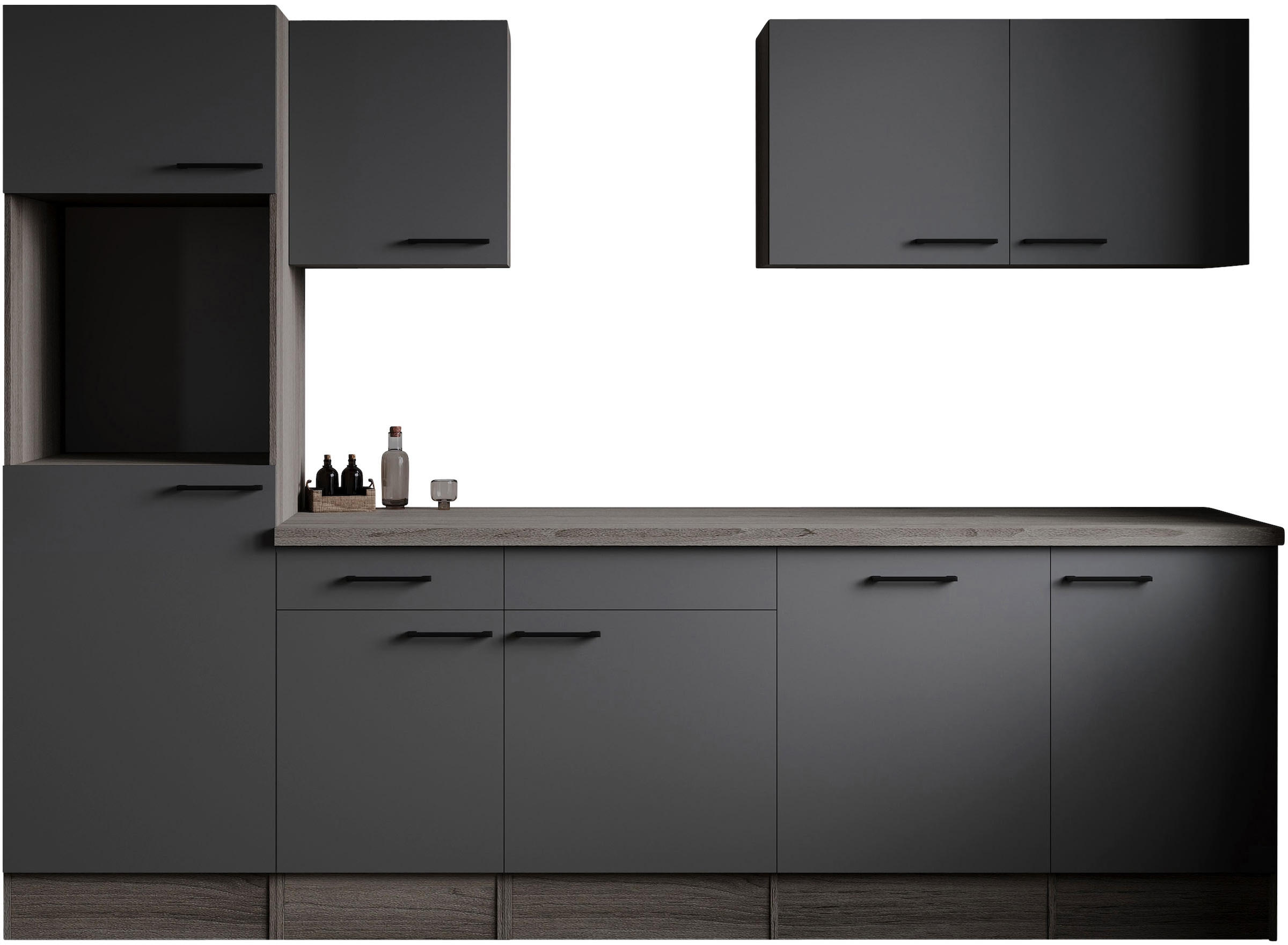 RESPEKTA Küchenzeile »Oliver« Breite 280 cm, 90 cm Arbeitshöhe, in exklusiver Konfiguration für OTTO