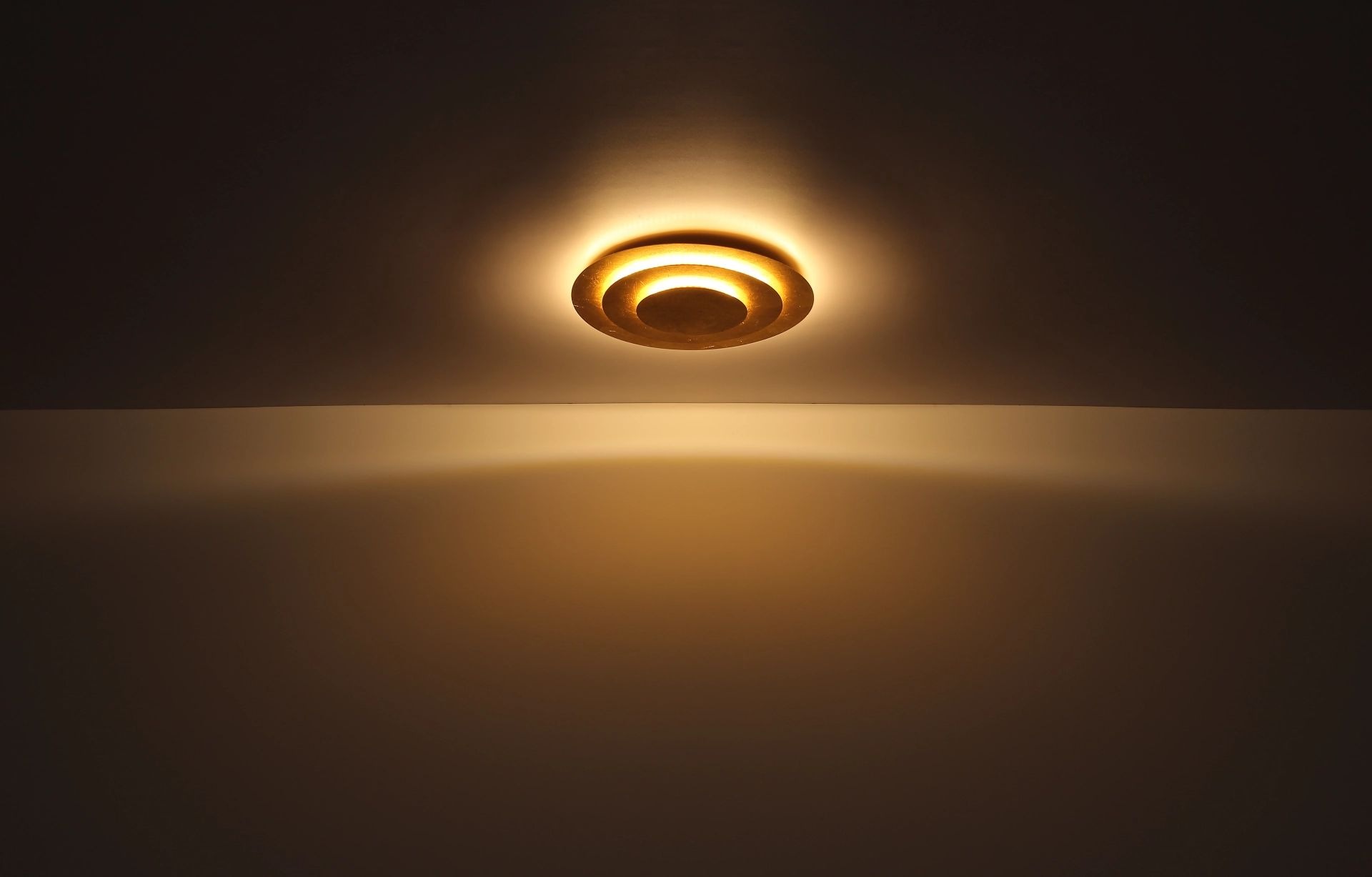 GLOBO LIGHTING LED Deckenleuchte »HEDA« LED-Modul 1 Stk. Warmweiß Deckenlampe, Wohnbereich, Schlafzimmer