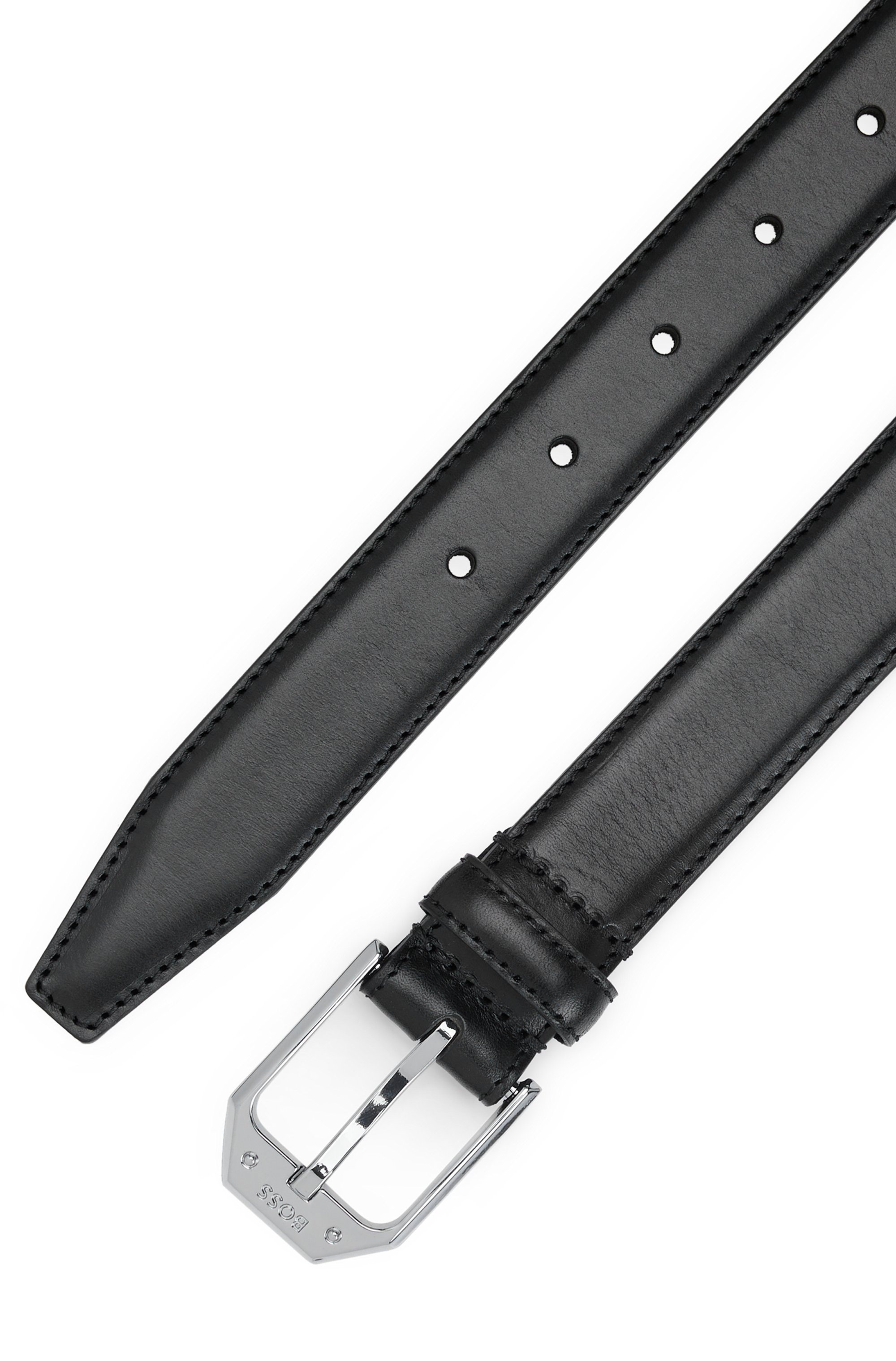BOSS Ledergürtel »Jemio_Sz40«, mit BOSS Schriftzug