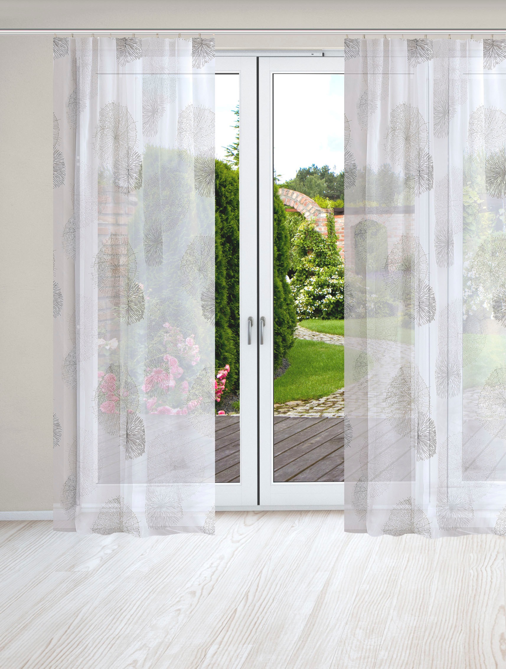HOME WOHNIDEEN Vorhang »RAWLINS«, (2 St.), 2er Pack Zugbandschal RAWLINS be günstig online kaufen