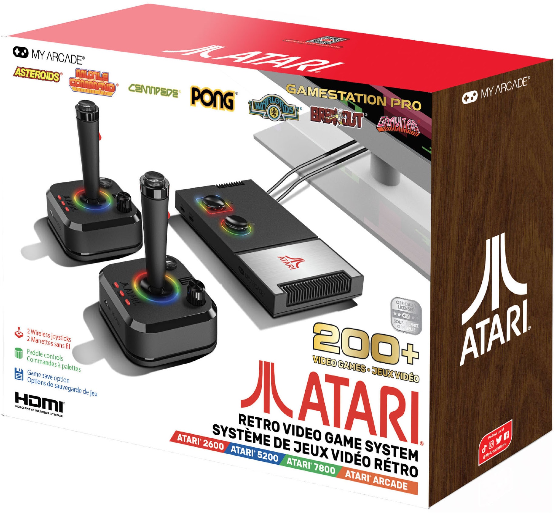 MYARCADE Retro Konsole »Atari Gamestation Pro«