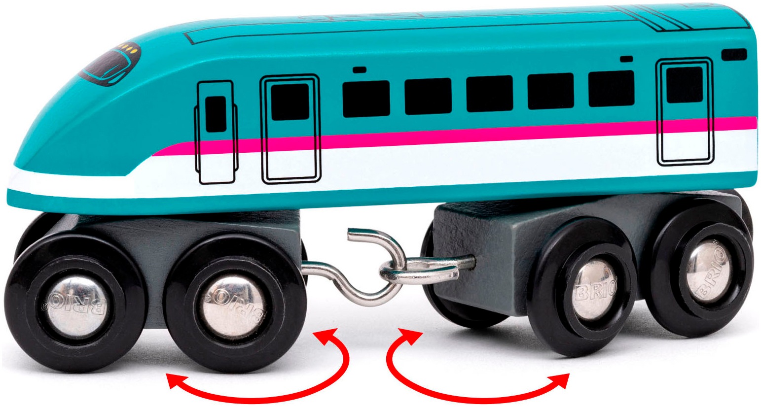 BRIO® Spielzeug-Eisenbahn »BRIO® WORLD, Trains of the World Shinkansen Series E5 Hayabusa Zug«