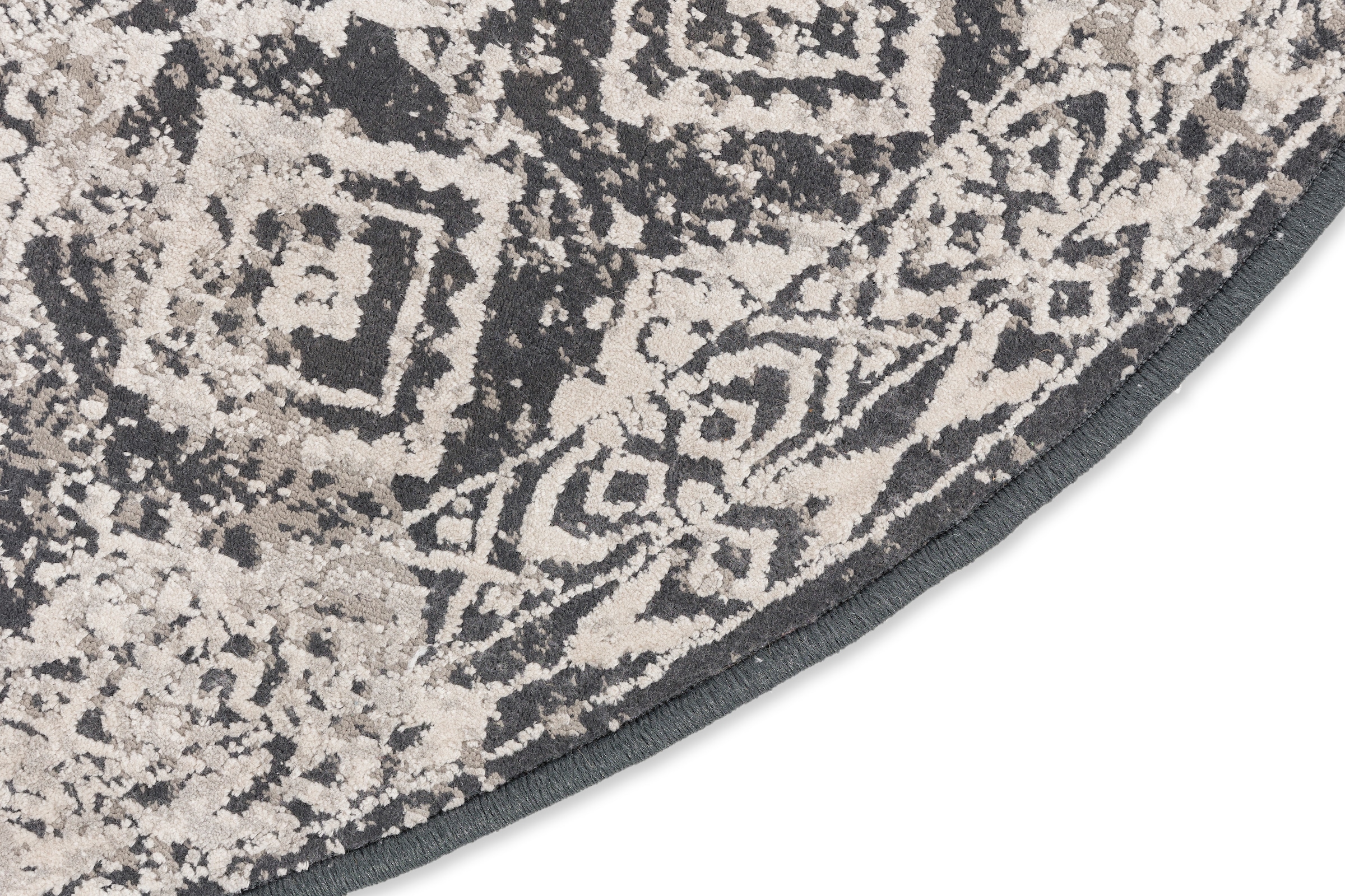 ASTRA Teppich »Julia 203«, rund, 6 mm Höhe, Kurzflor, mit Fransen, Wohnzimmer