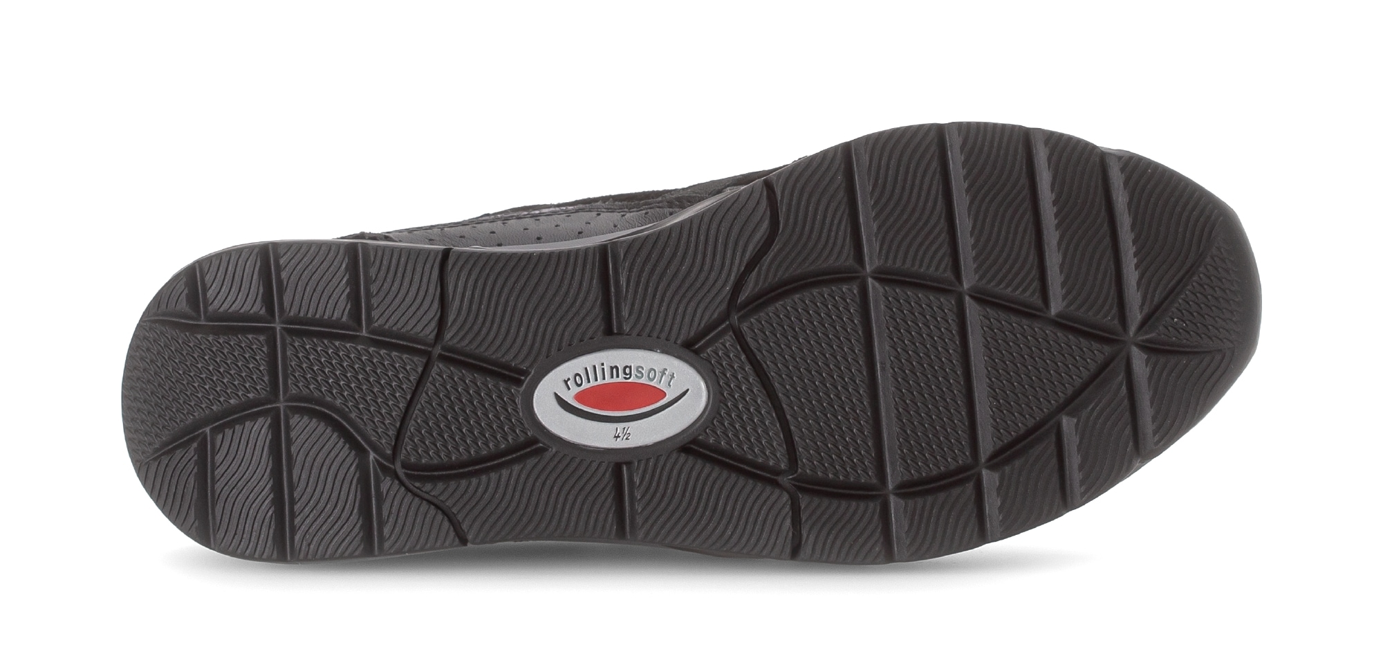 Gabor Rollingsoft Keilsneaker  , Schnürer, Halbschuh, Freizeitschuh mit zusätzlichem Reißverschluss