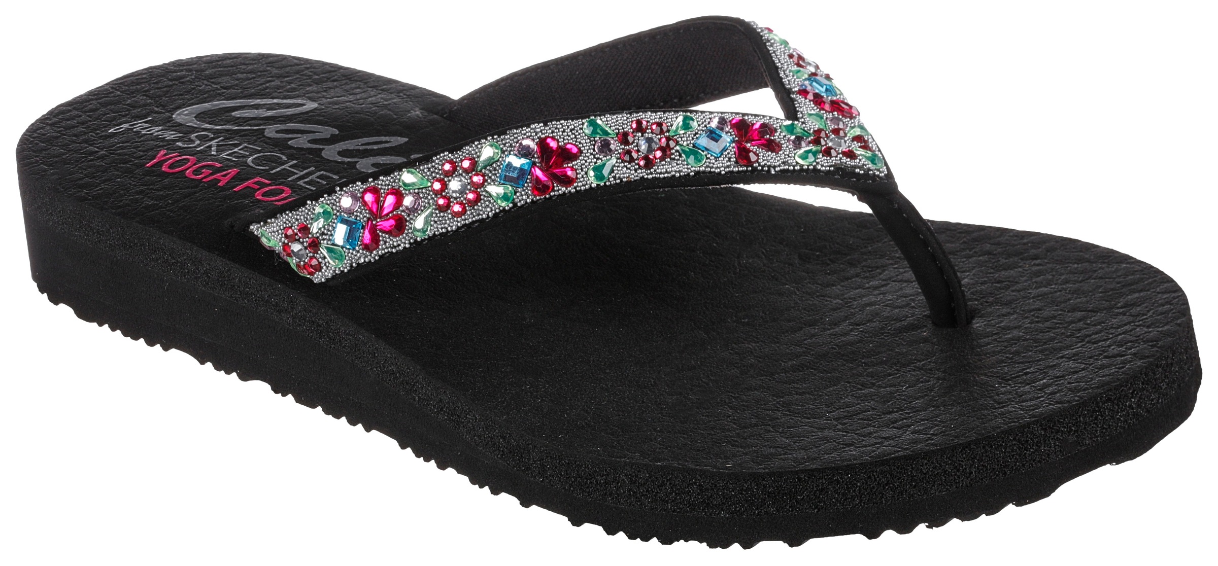 Skechers Zehentrenner »MEDITATION GARDEN BLISS«, mit aufwendiger Steinchenverzierung kaufen