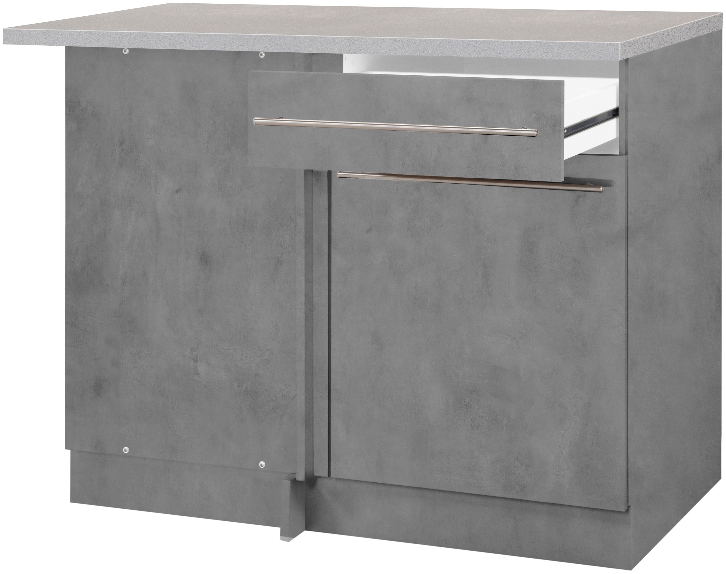 wiho Küchen Eckunterschrank »Chicago« 110 cm breit, für eine optimale Raumnutzung