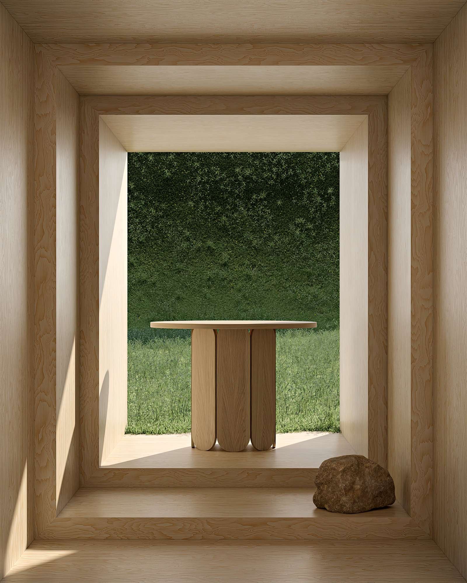 Woodman Esstisch »Soft«, besonderes Design, Breite 98 cm