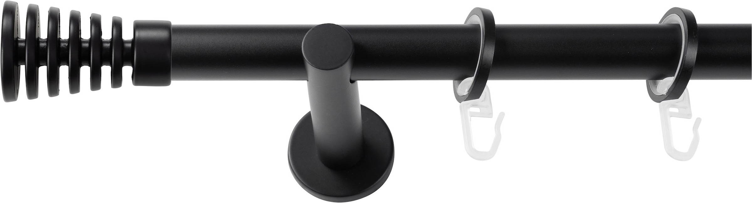 SN DECO GROUP Gardinenstange Ø 19 mm 1 läufig-läufig Fixmaß;kürzbar