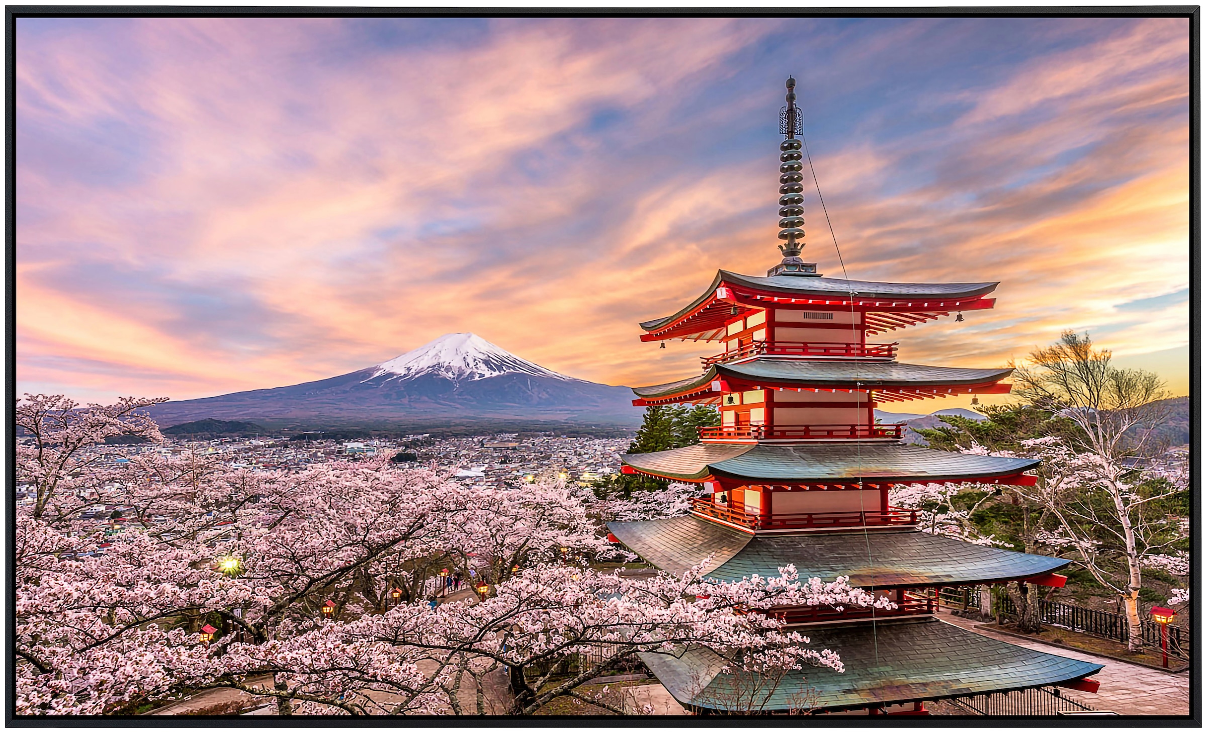 Papermoon Infrarotheizung »Fujiyoshida Chureito Pagode Japan«, sehr angeneh günstig online kaufen