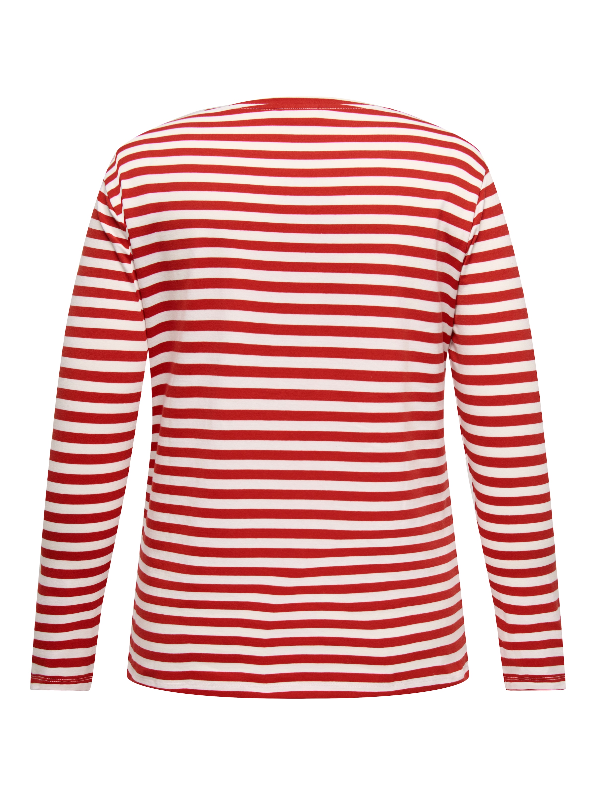 ONLY CARMAKOMA Langarmshirt »CARBODIL L/S O-NECK BLOUSE JRS« Materialmix, slim fit