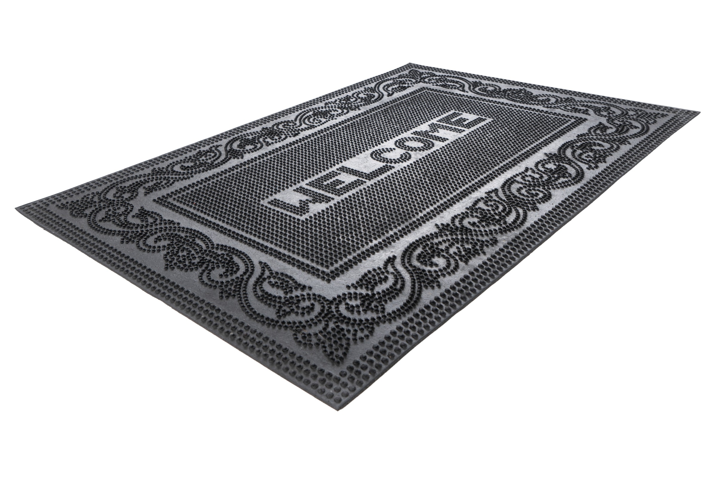 Kayoom Fußmatte »Elegant Entry 425« rechteckig 6 mm Höhe Türmatte, Gummi, Eingang, Welcome