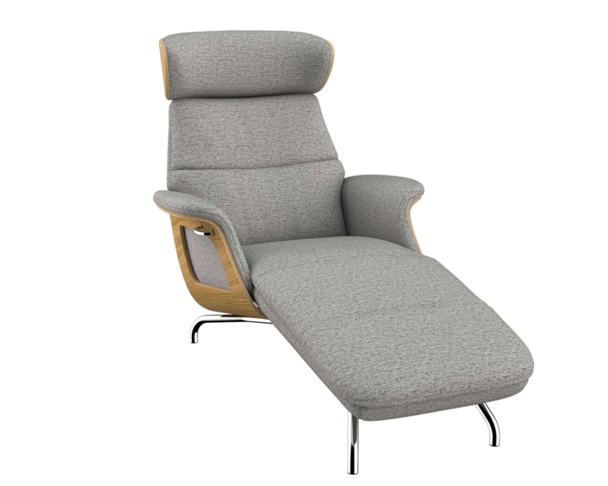 FLEXLUX Loungesessel »Clement Chaislongue, Relaxstuhl, Liegesessel,«, Rücke günstig online kaufen