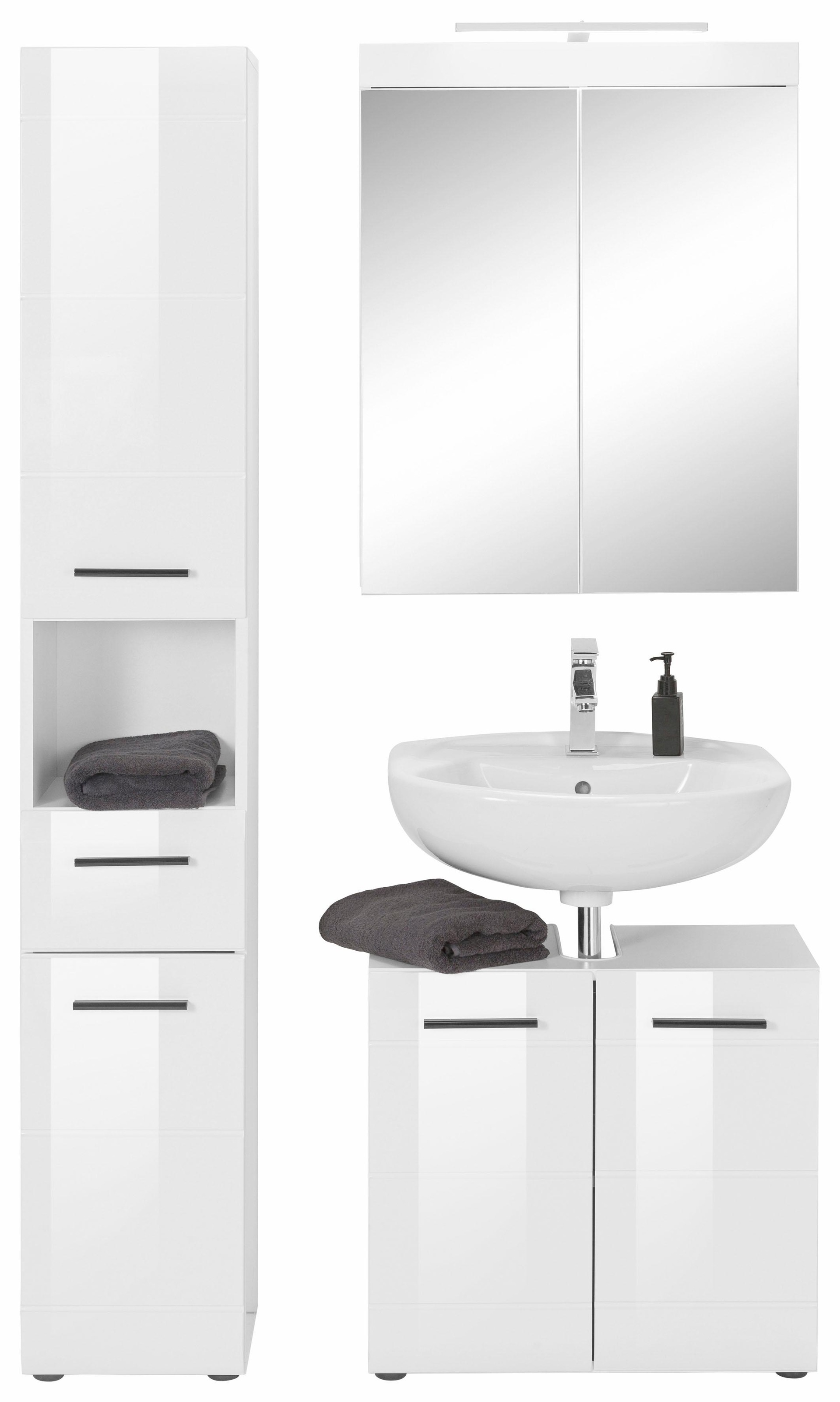 welltime Badmöbel-Set »Sovana« Set, 3 Stk. tlg. günstig online kaufen