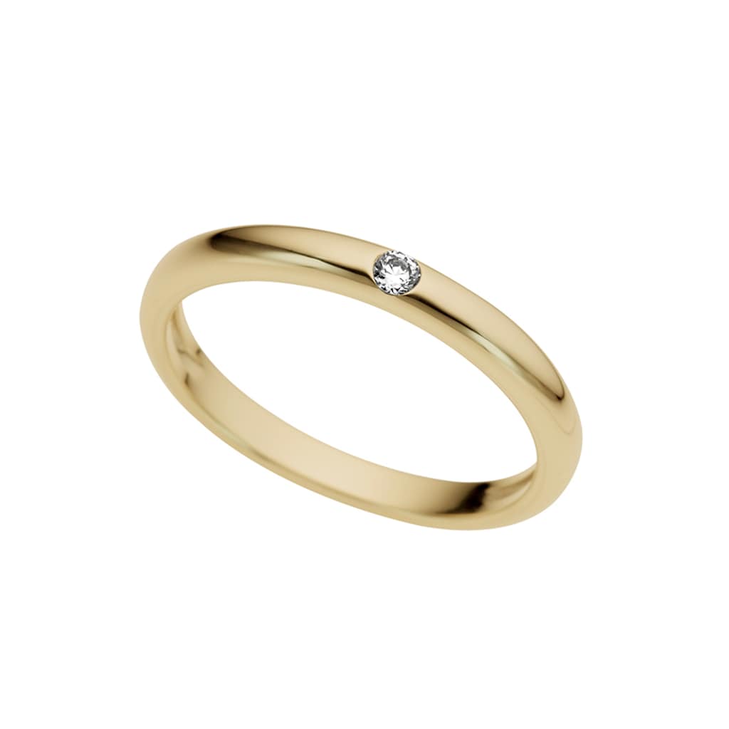 Firetti Diamantring »Schmuck Geschenk Gold 333 Damenring Verlobungsring Goldring Solitär«