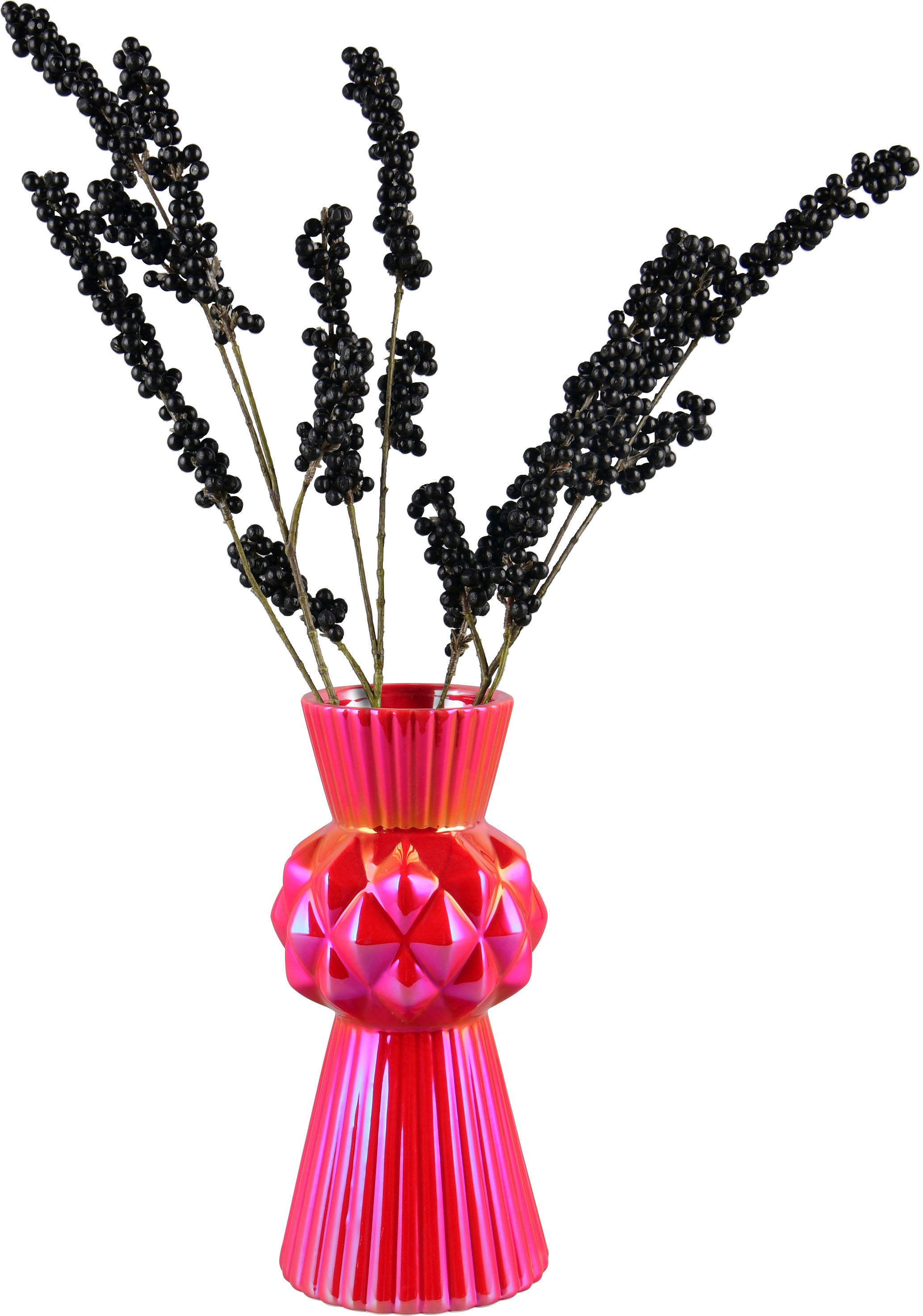 MIRRORS AND MORE Dekovase »VORO« Bunte Dekovase in auffälliger Form günstig online kaufen