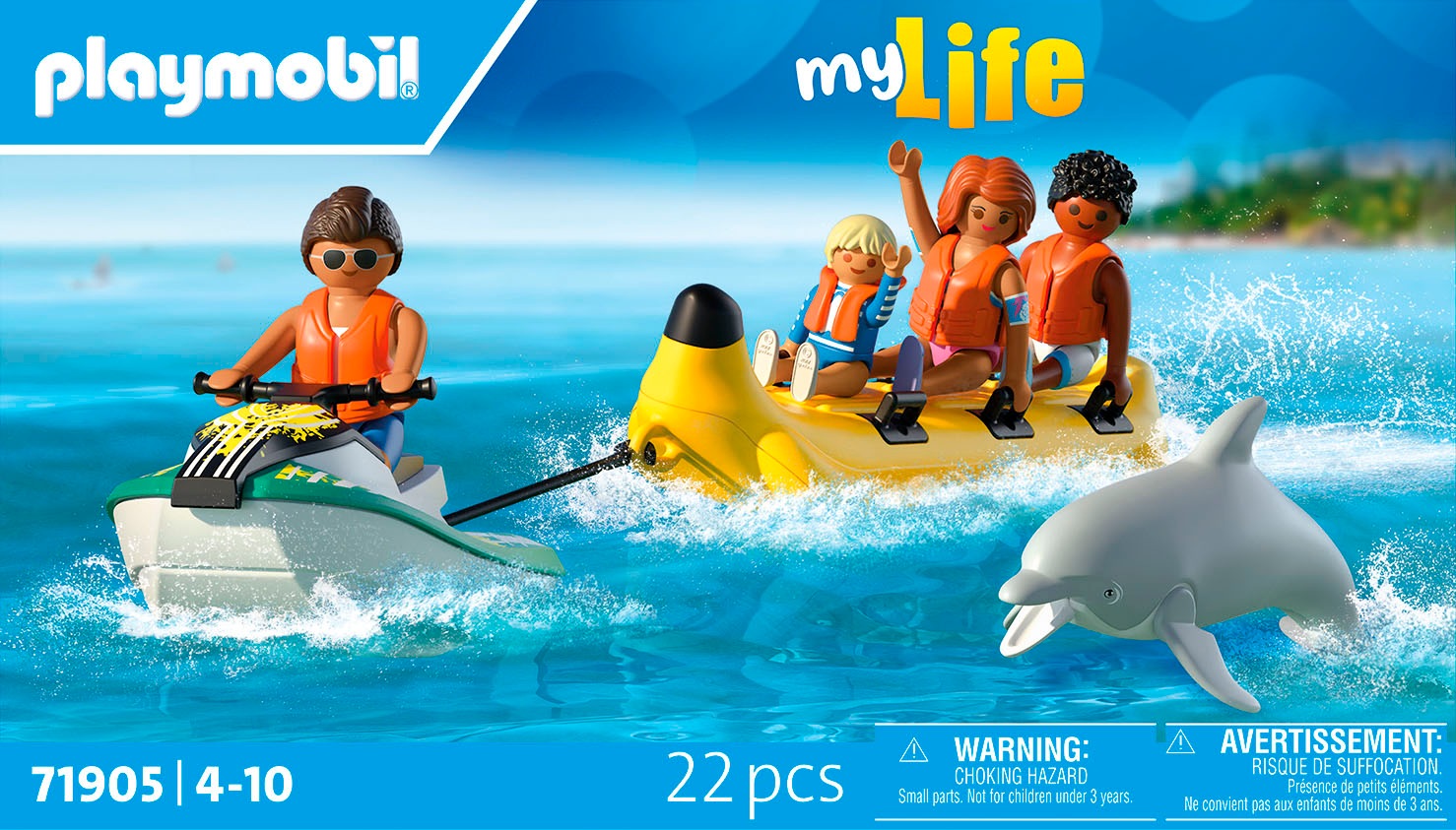 Playmobil® Konstruktions-Spielset »Bananenboot-Tour (71905), My Life«, (22 St.), Made in Europe