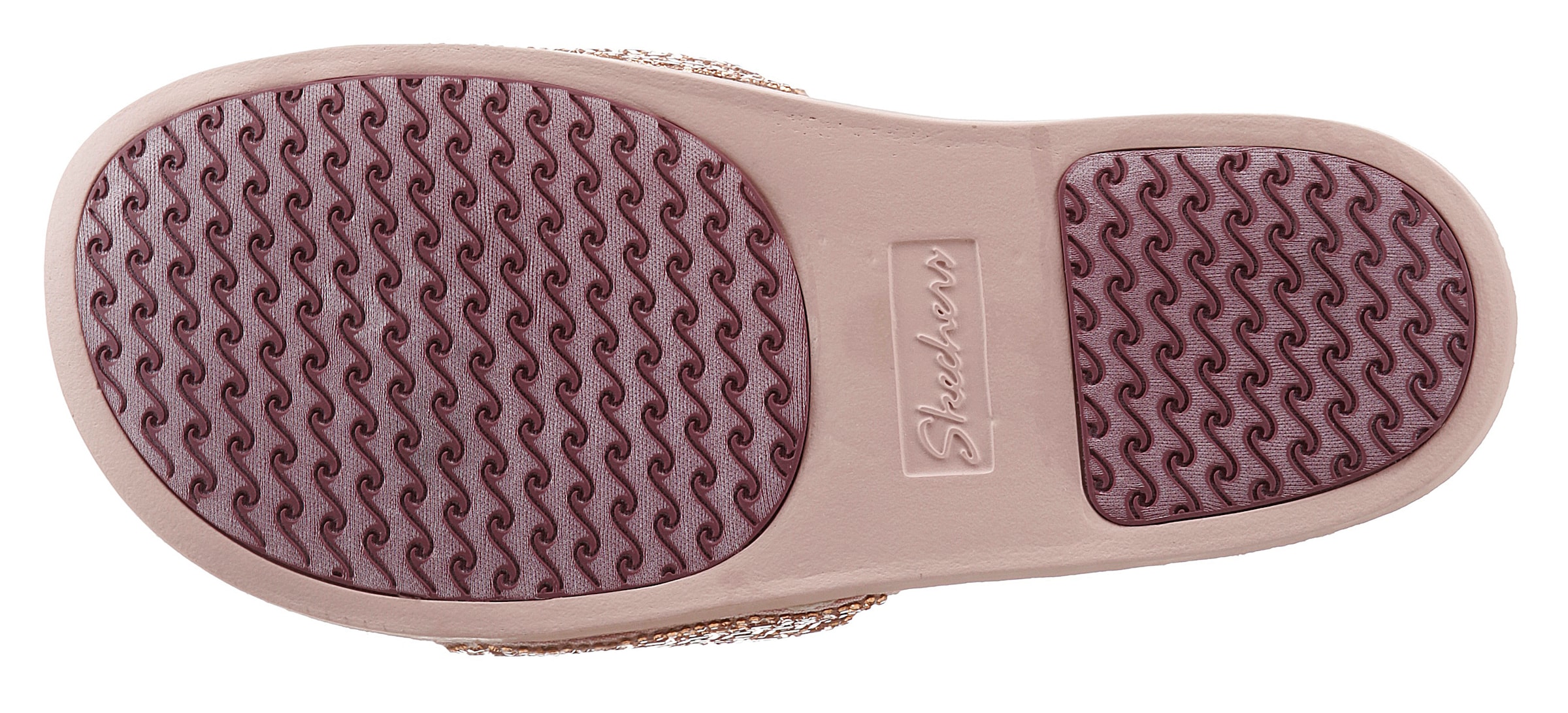 Skechers Pantolette »POP UPS NEW SPARK«, Sommerschuh, Schlappen mit funkelnder Bandage