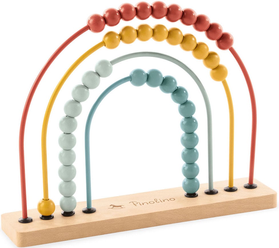 Pinolino® Lernspielzeug »Abakus-Regenbogen - Ruby«, aus Holz; FSC®- schützt Wald - weltweit