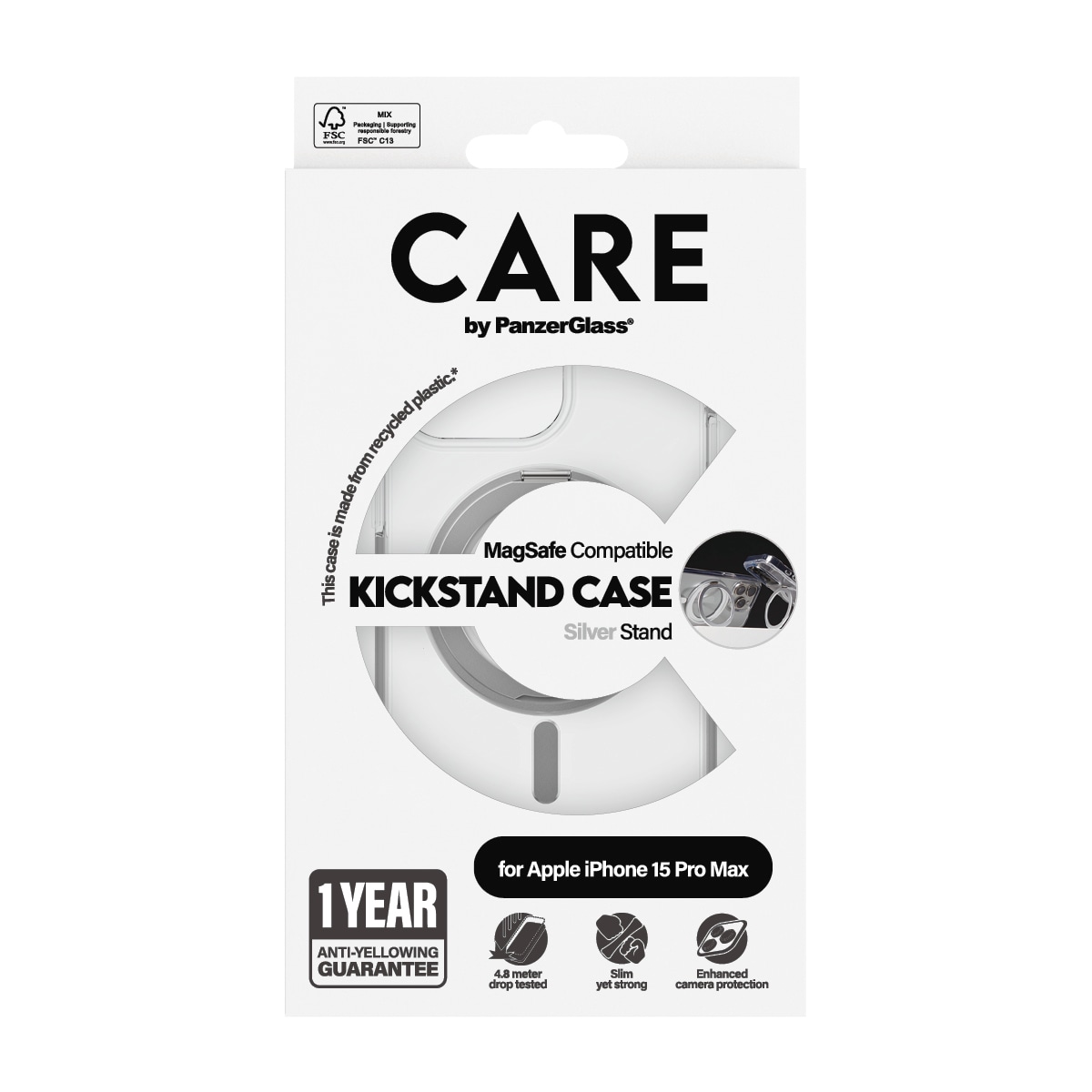 Handyhülle »Kickstand Case mit MagSafe für Apple iPhone 15 Plus«, Backcover, Schutzhülle, Handyschutzhülle, Case, Schutzcase, stoßfest
