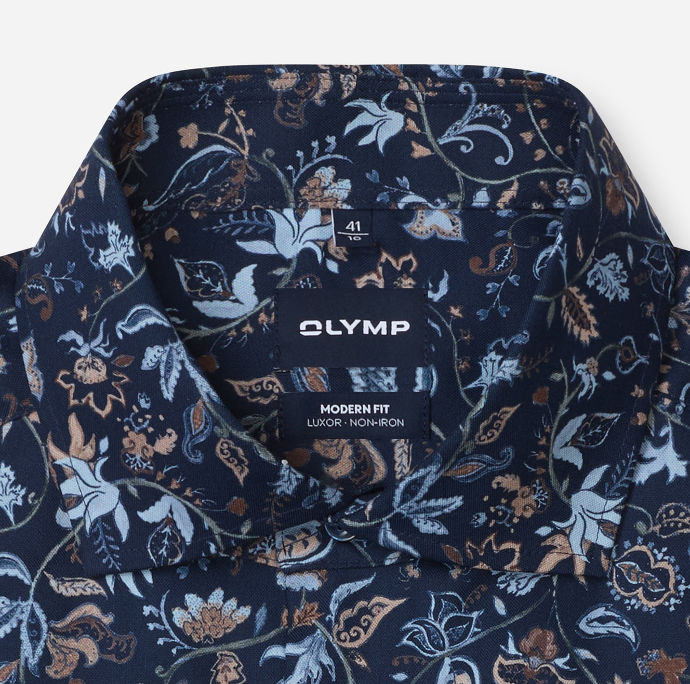 OLYMP Langarmhemd »Luxor« Businesshemd, Kentkragen, Modern Fit