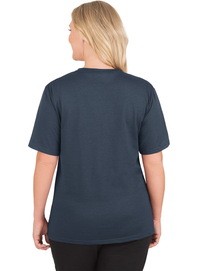 Trigema T-Shirt »TRIGEMA V-Shirt DELUXE Baumwolle«, (1 tlg.)