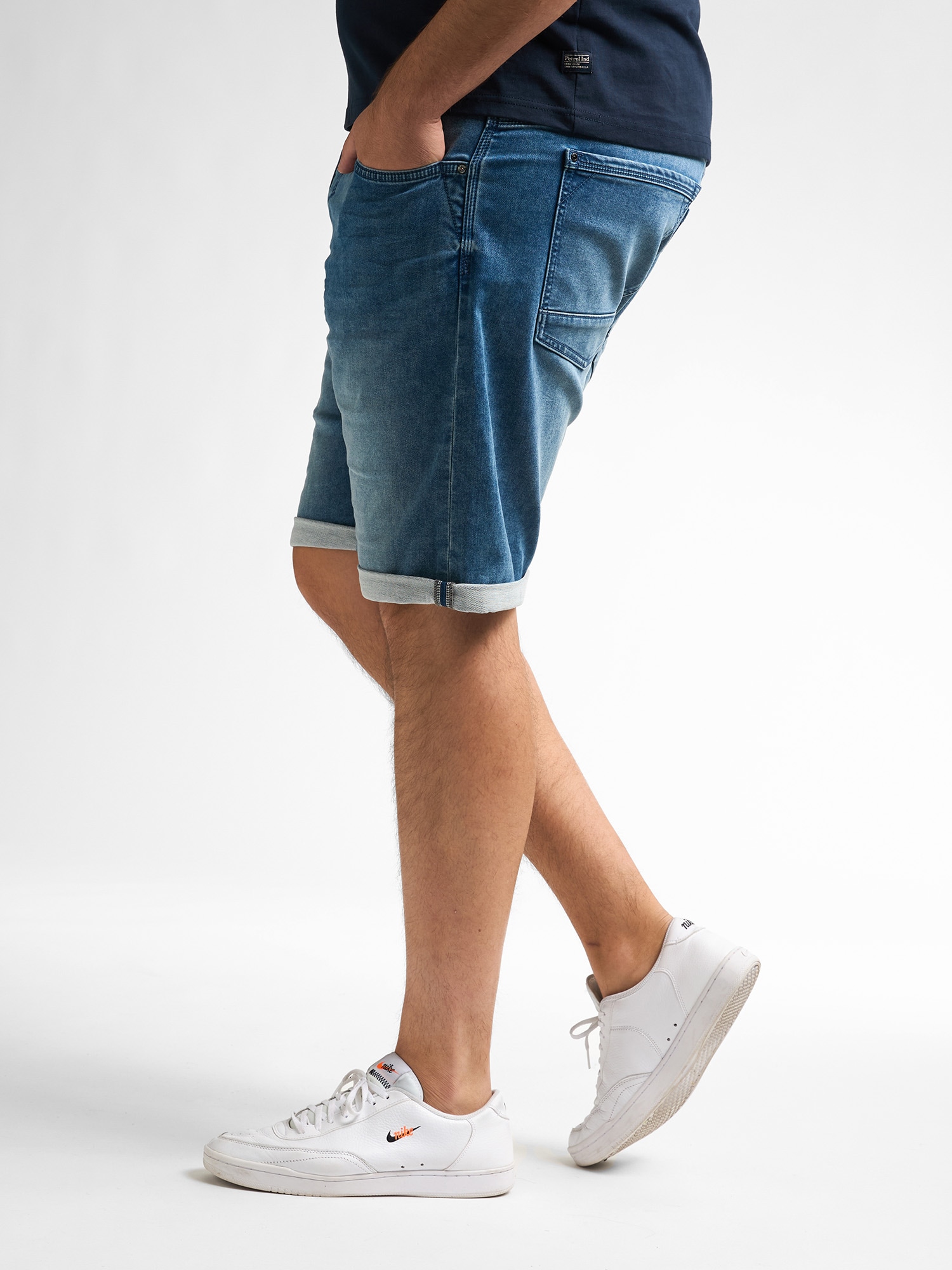 Petrol Industries Jeansshorts, mit Aufschlag