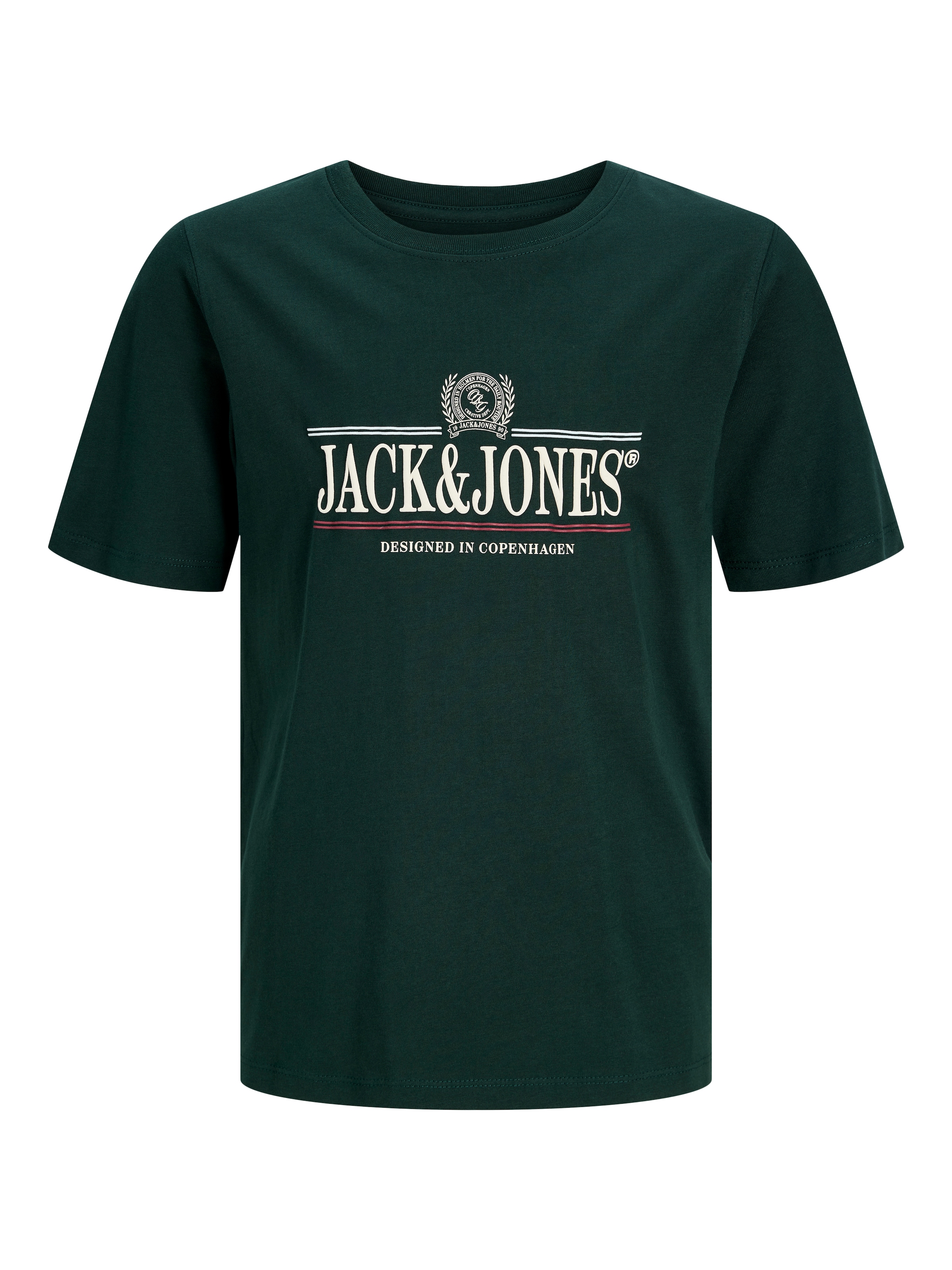 Jack & Jones Junior Rundhalsshirt »JORFREDERIKSBERG GRAPHIC BOX TEE SS JNR« Baumwolle, regular fit
