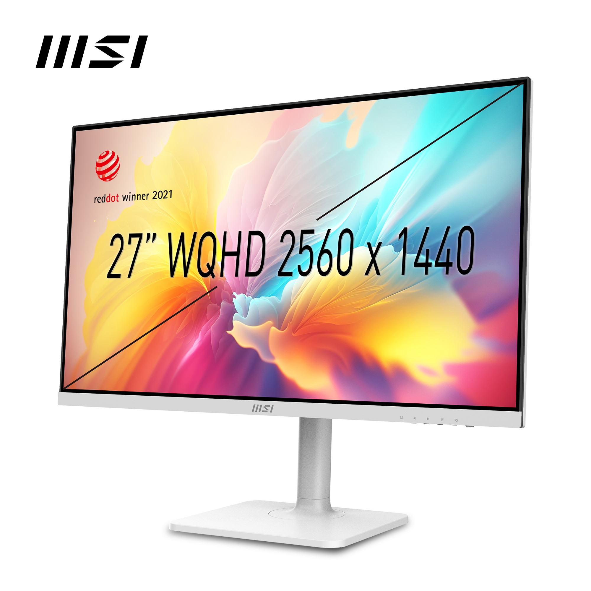 MSI LED-Monitor »Modern MD272QXP«, 69 cm/27 Zoll, 2560 x 1440 px, WQHD, 1 ms Reaktionszeit, 100 Hz, höhenverstellbar, 3 Jahre Herstellergarantie, USB-C