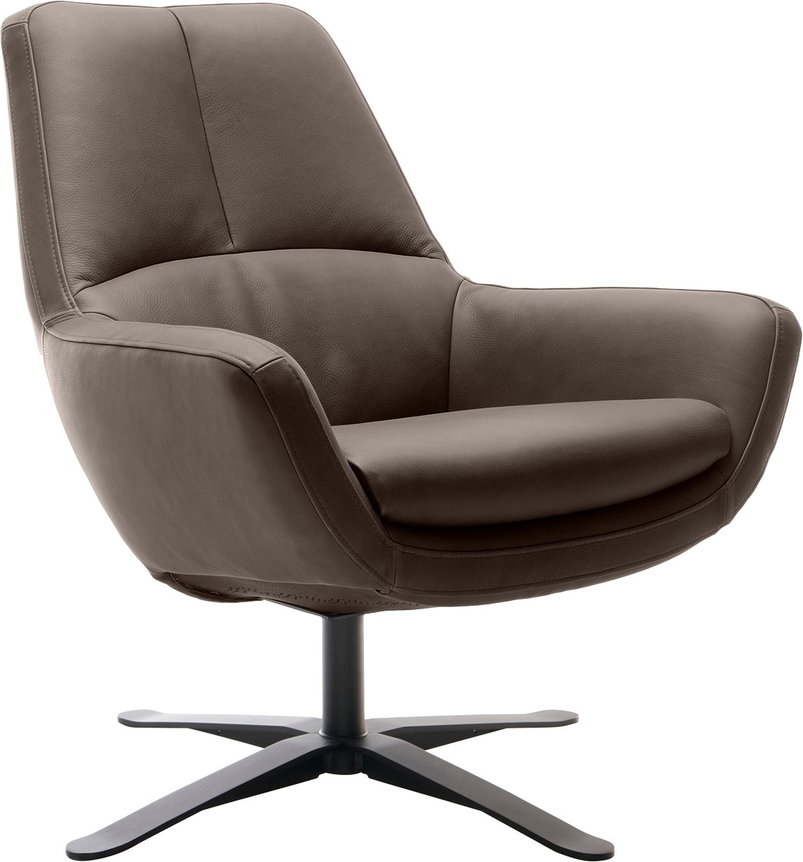 BETYPE Drehsessel »Be Organic Standard Back, Loungesessel«, in elegantem Design mit Drehfunktion