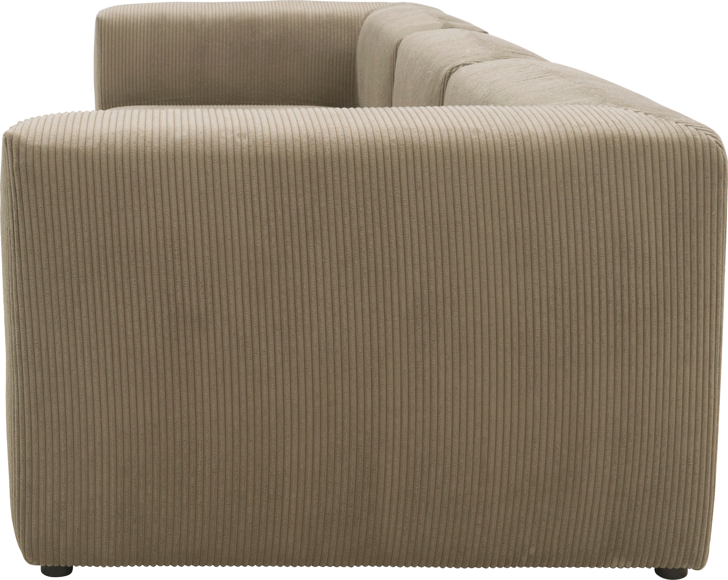 RAUM.ID Big-Sofa »Gerrid«, Cord-Bezug, bestehend aus Modulen: 2 Eck- und ein Mittelelement