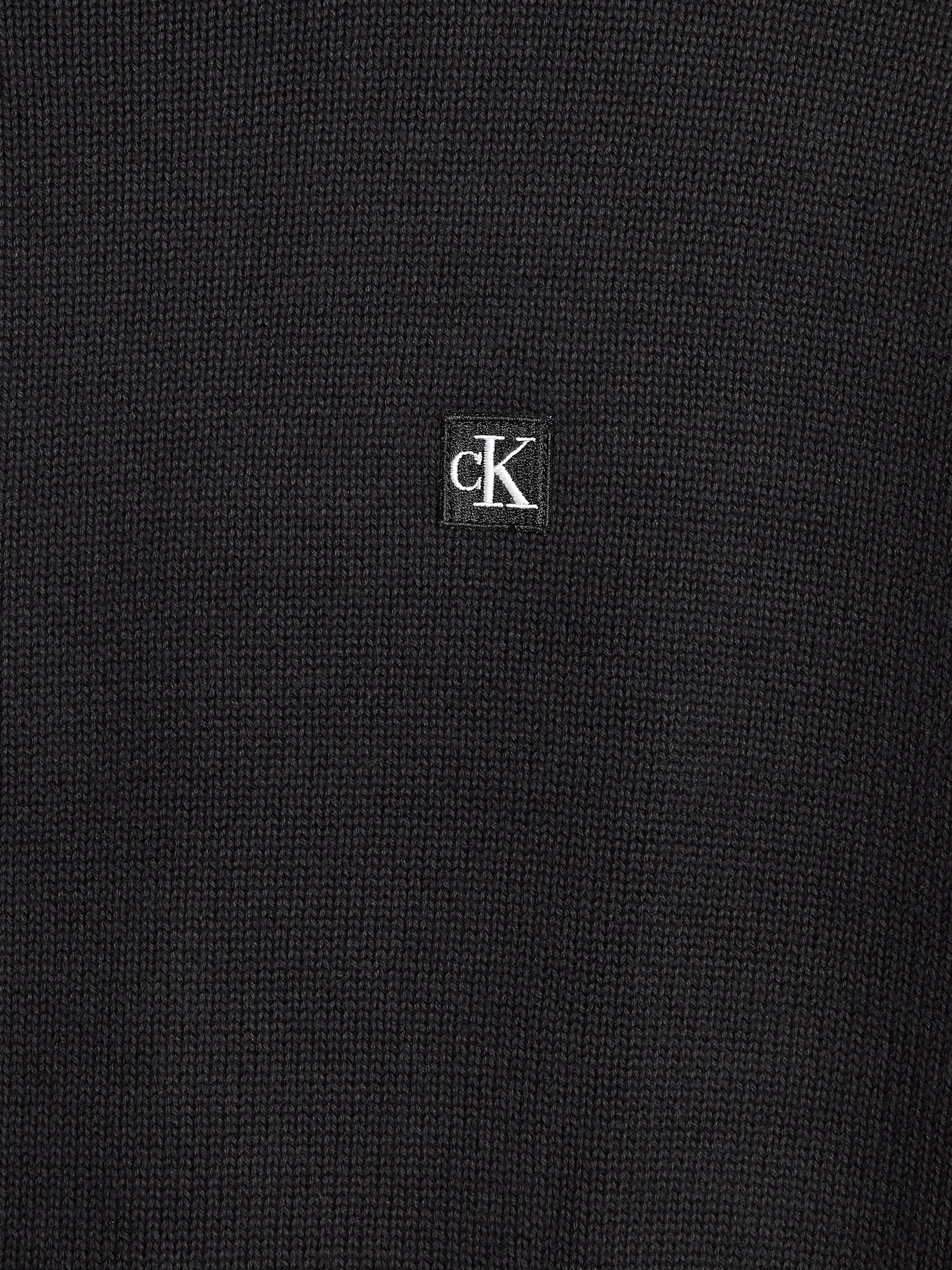 Calvin Klein Jeans Strickpullover »CK EMBRO BADGE SWEATER«