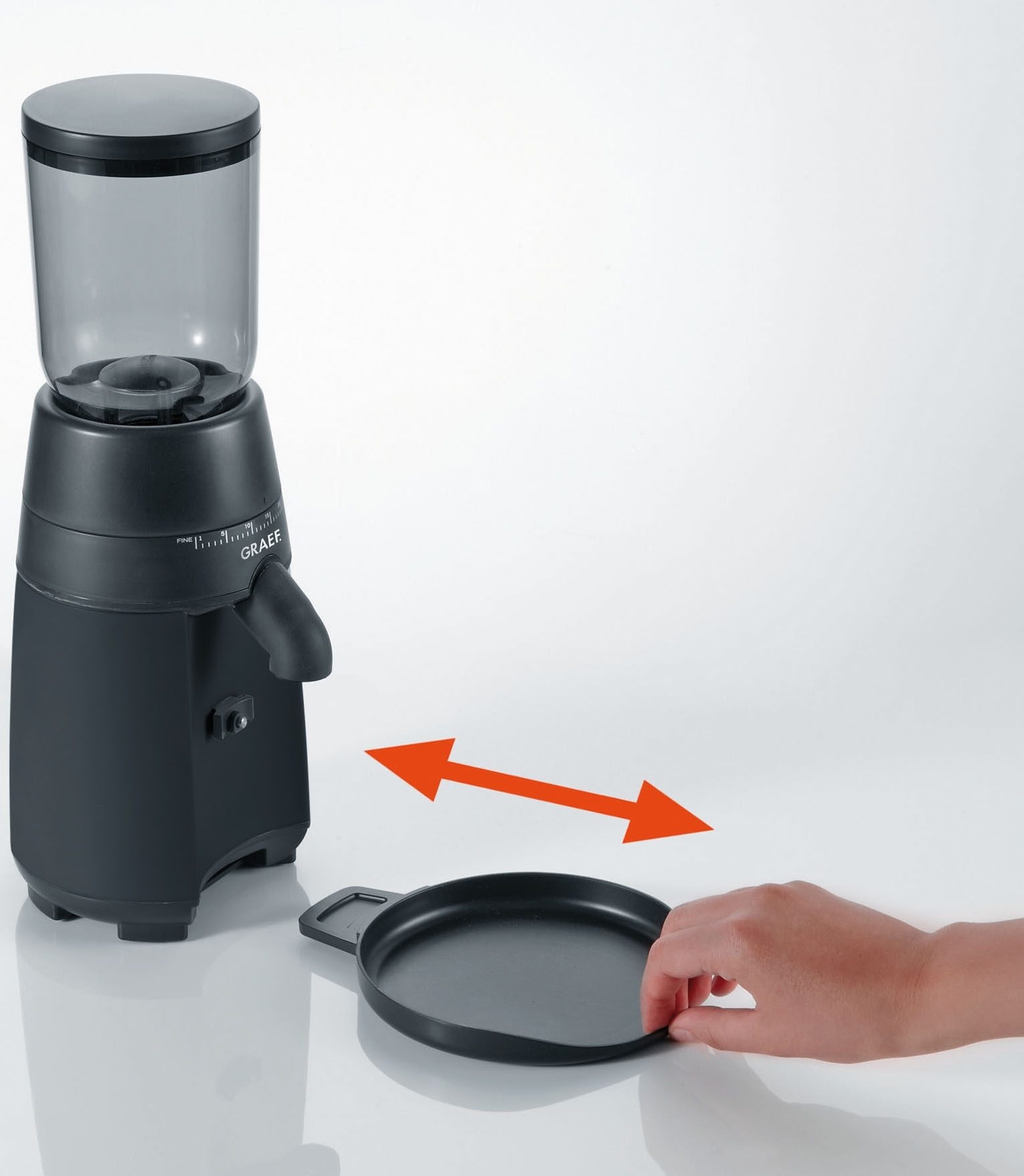 Graef Kaffeemühle »CM 702«, 128 W, Kegelmahlwerk, 250 g Bohnenbehälter