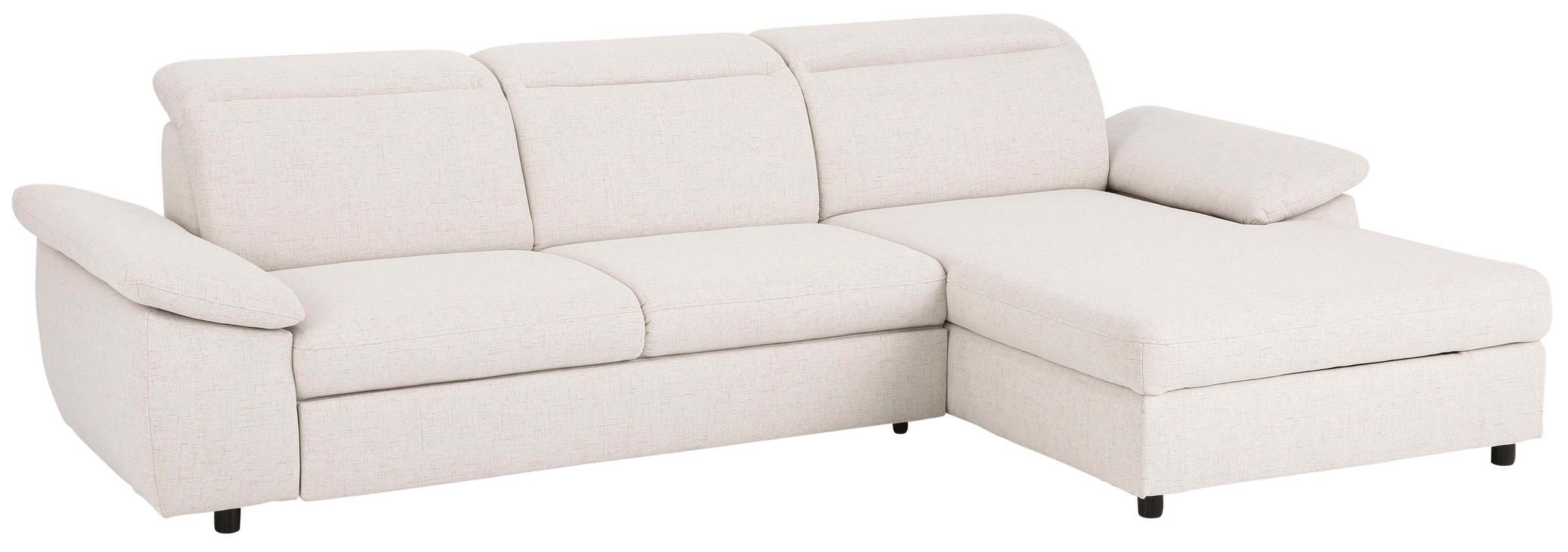 Home affaire Ecksofa »Mauritius L-Form«, mit Kopfteil- und Armlehnverstellung, mit Bettfunktion und Bettkasten