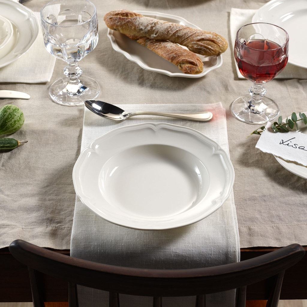 Villeroy & Boch Suppenteller »Suppenteller Manoir ø 22,8 cm weiß«