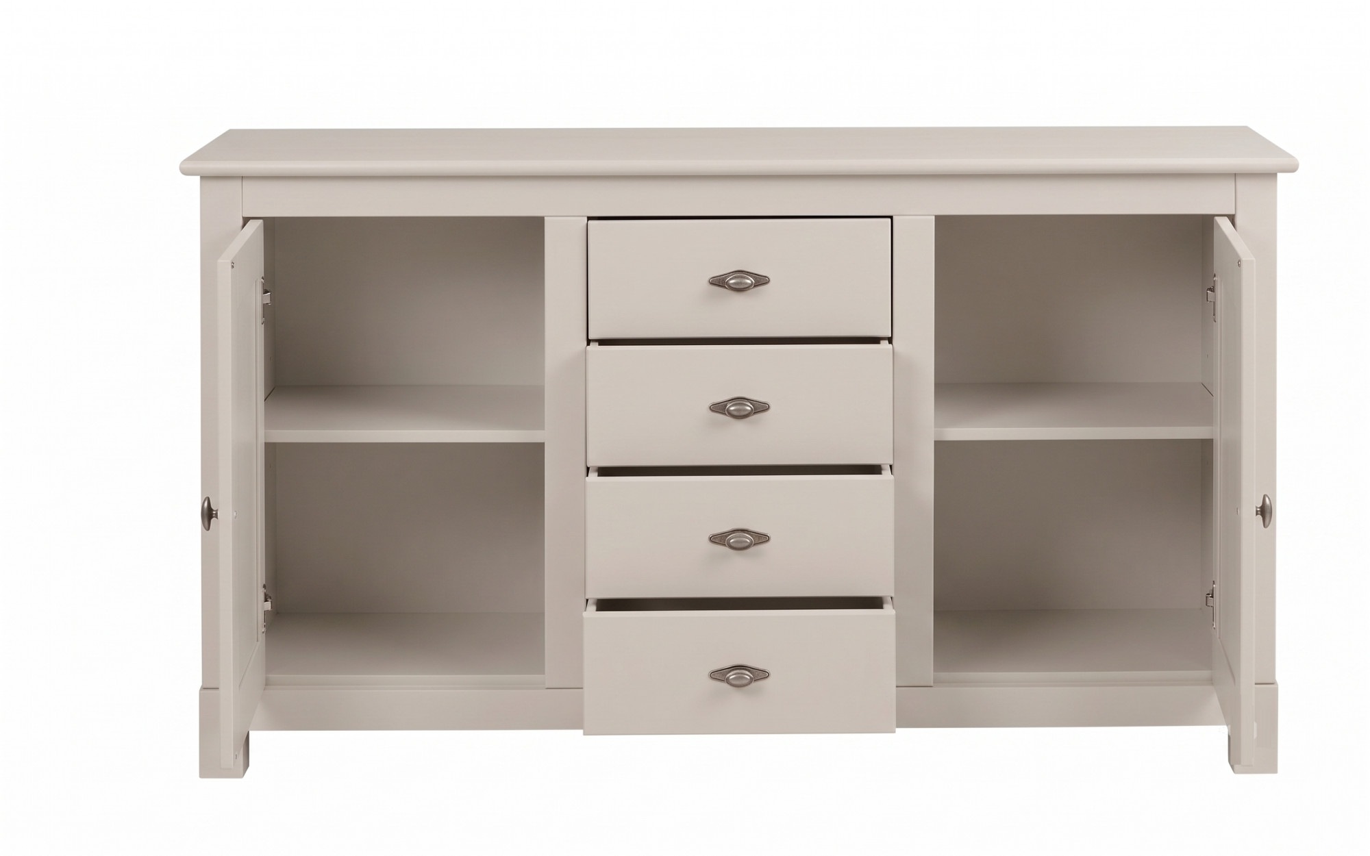 OTTO home Sideboard »Rauna« B/T/H: 150/37/84 cm,  Kommode, FSC®-zertifiziertes Massivholz, Breite 150 cm