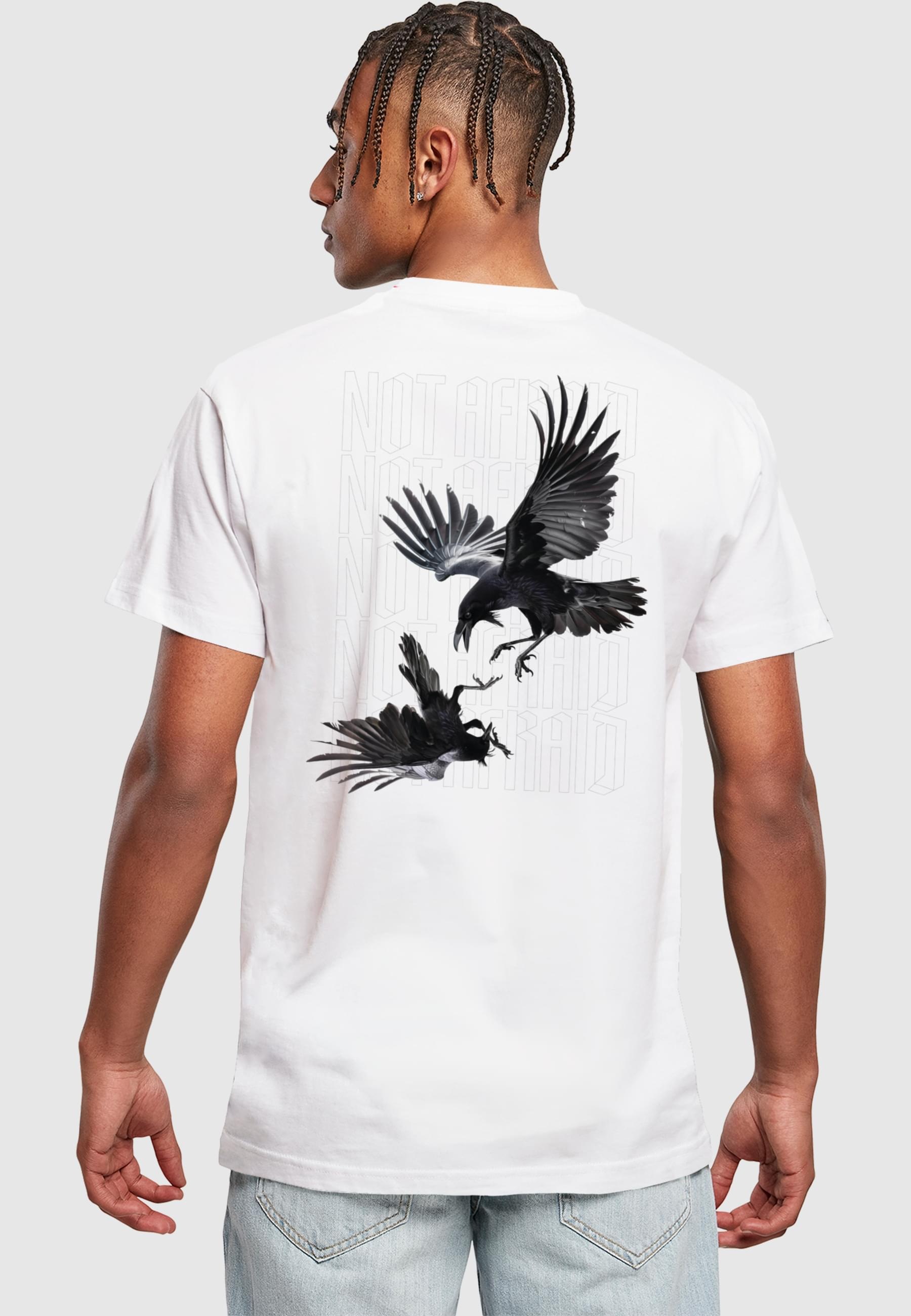 MisterTee T-Shirt »MisterTee Herren Not Afraid Tee« 1 Stk.