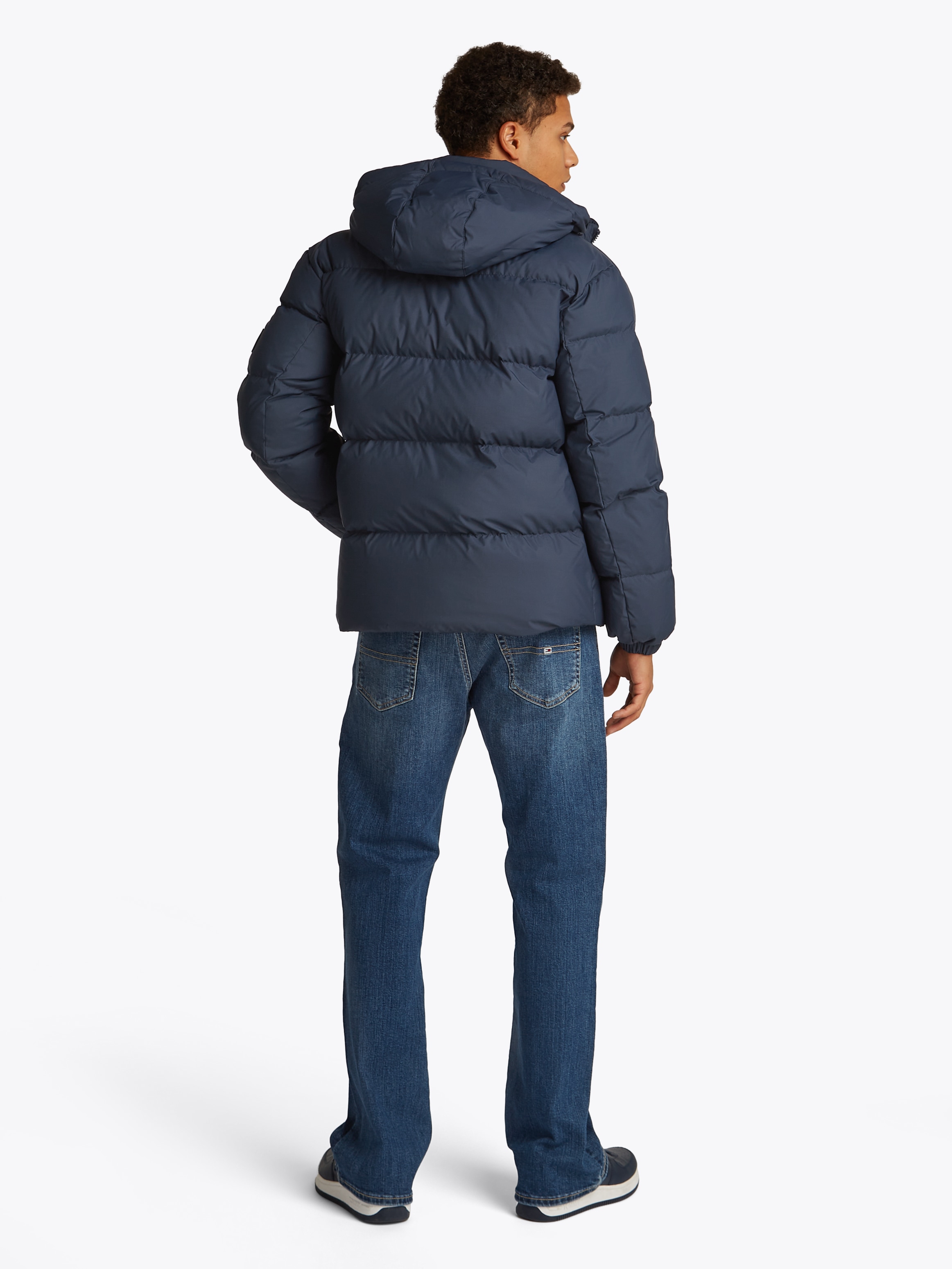 Tommy Jeans Steppjacke »TJM ESSENTIAL DOWN JACKET EXT«, mit Kapuze, Daunenjacke, Übergangsjacke Winterjacke Outdoorjacke Gefüttert