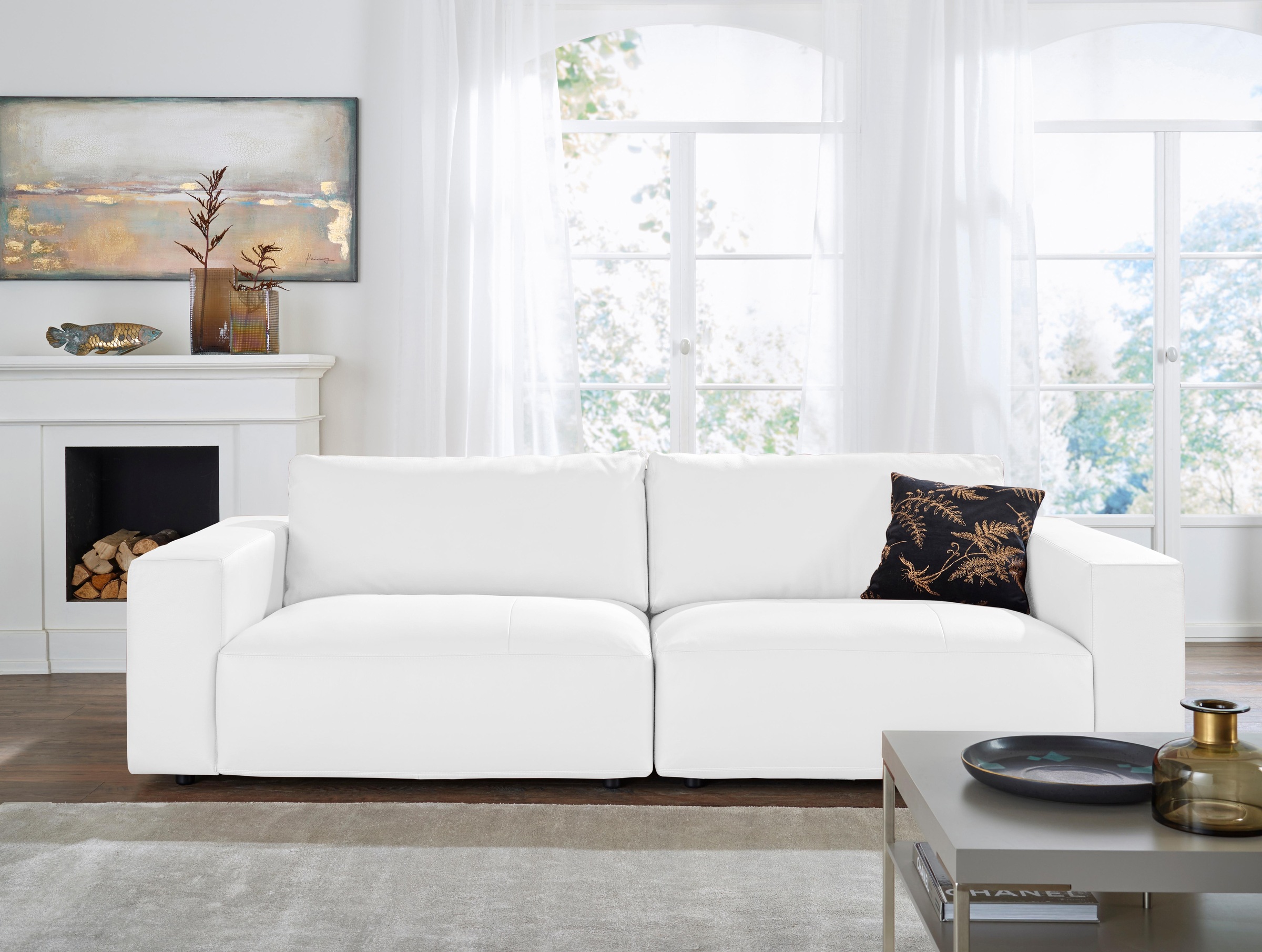 Musterring Big-Sofa »LUCIA«, in vielen Qualitäten und 4 unterschiedlichen Nähten, 3-Sitzer