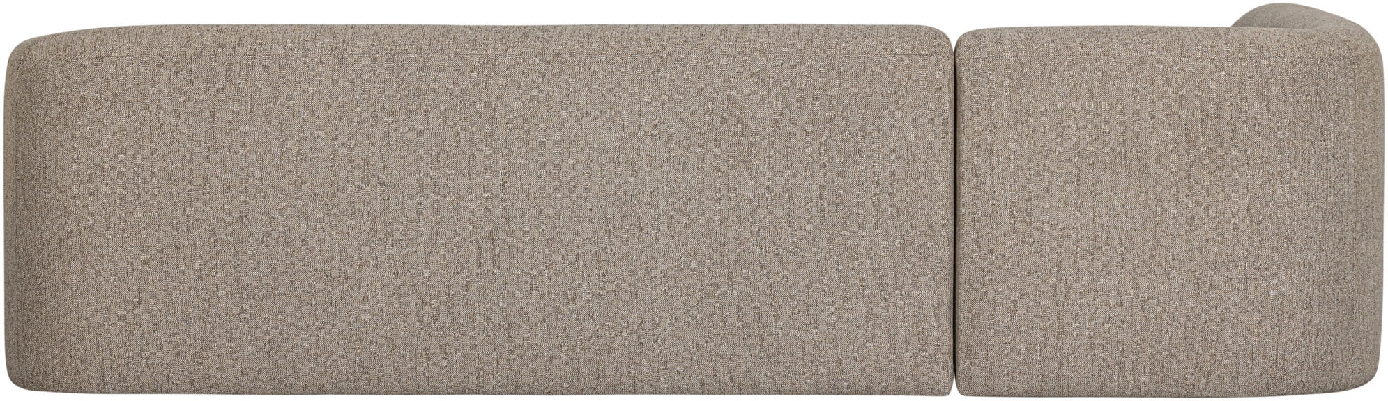 WOOOD Ecksofa »Sloping«, gepolstert mit gewebter Chenille, frei im Raum stellbar, Breite 274 cm