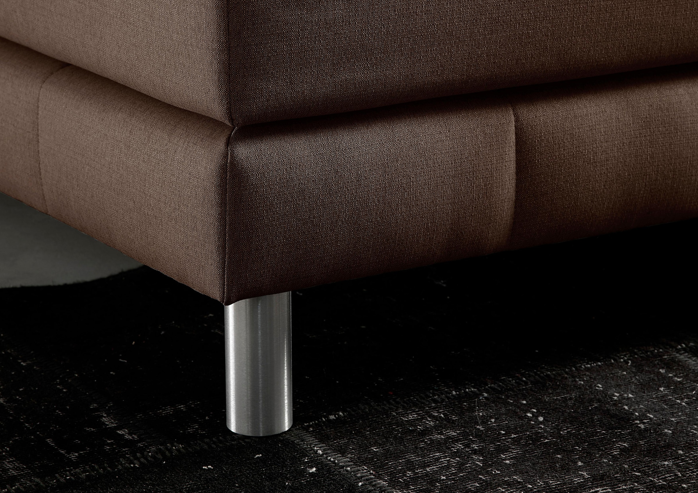 PLACES OF STYLE Boxspringbett »Cafone« inkl. Topper, 5 Breiten, 3 Matratzenarten und 3 Härtegraden wählbar