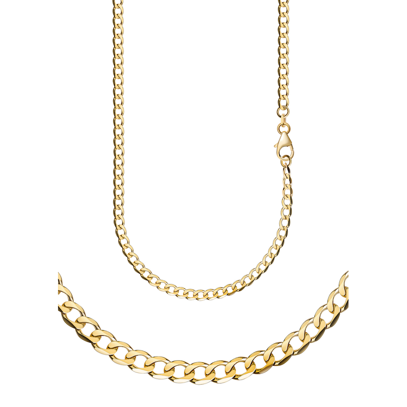 FIRETTI Collierkettchen »Schmuck Geschenk Gold 333 u. 585 Armband Kette Panzerkette diamantiert« Made in Germany gelbgoldfarben 70 Dieses...