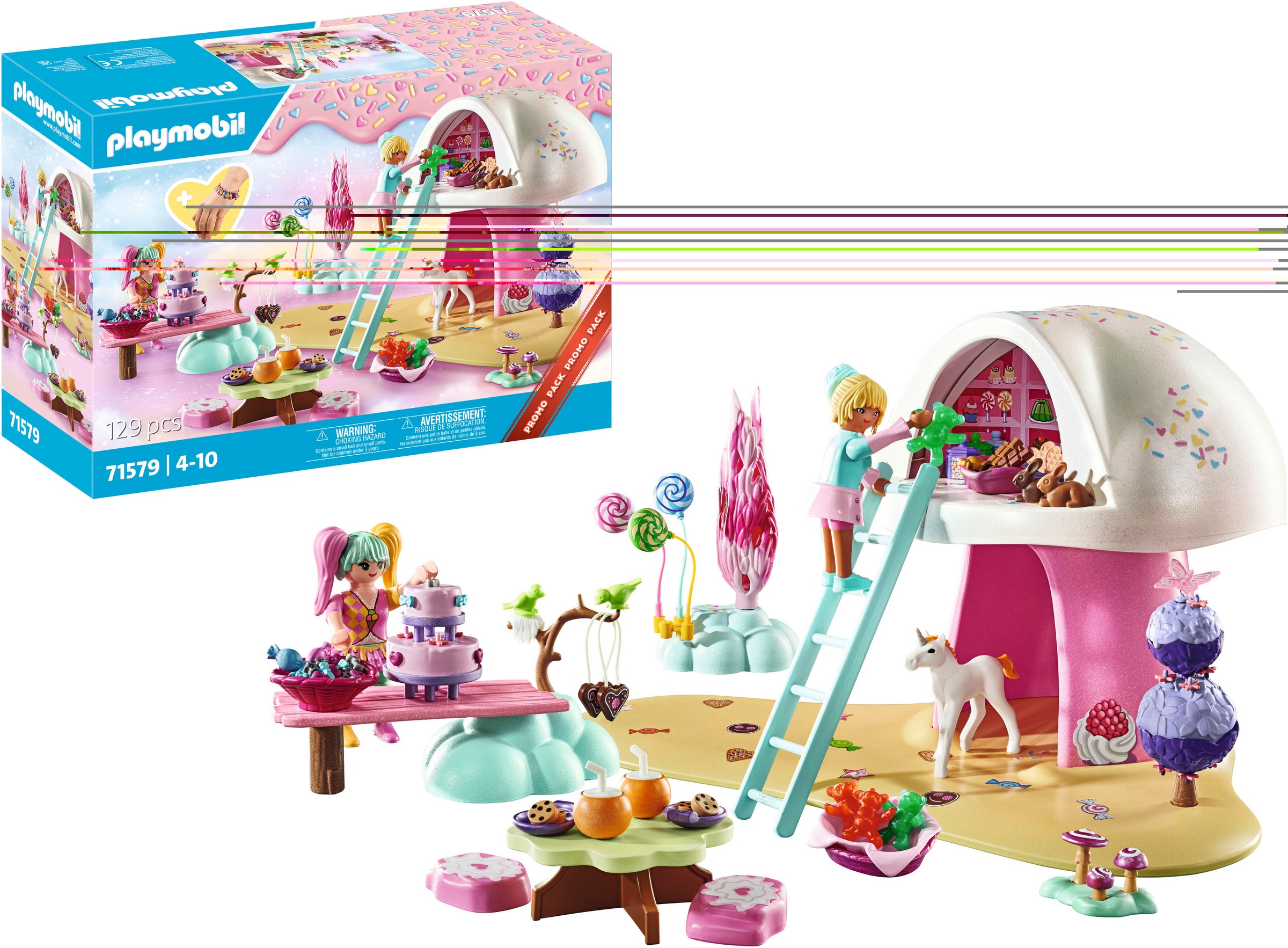 Playmobil® Konstruktions-Spielset »Zuckersüßes Paradies (71579), Princess Magic«, (129 St.), Made in Europe