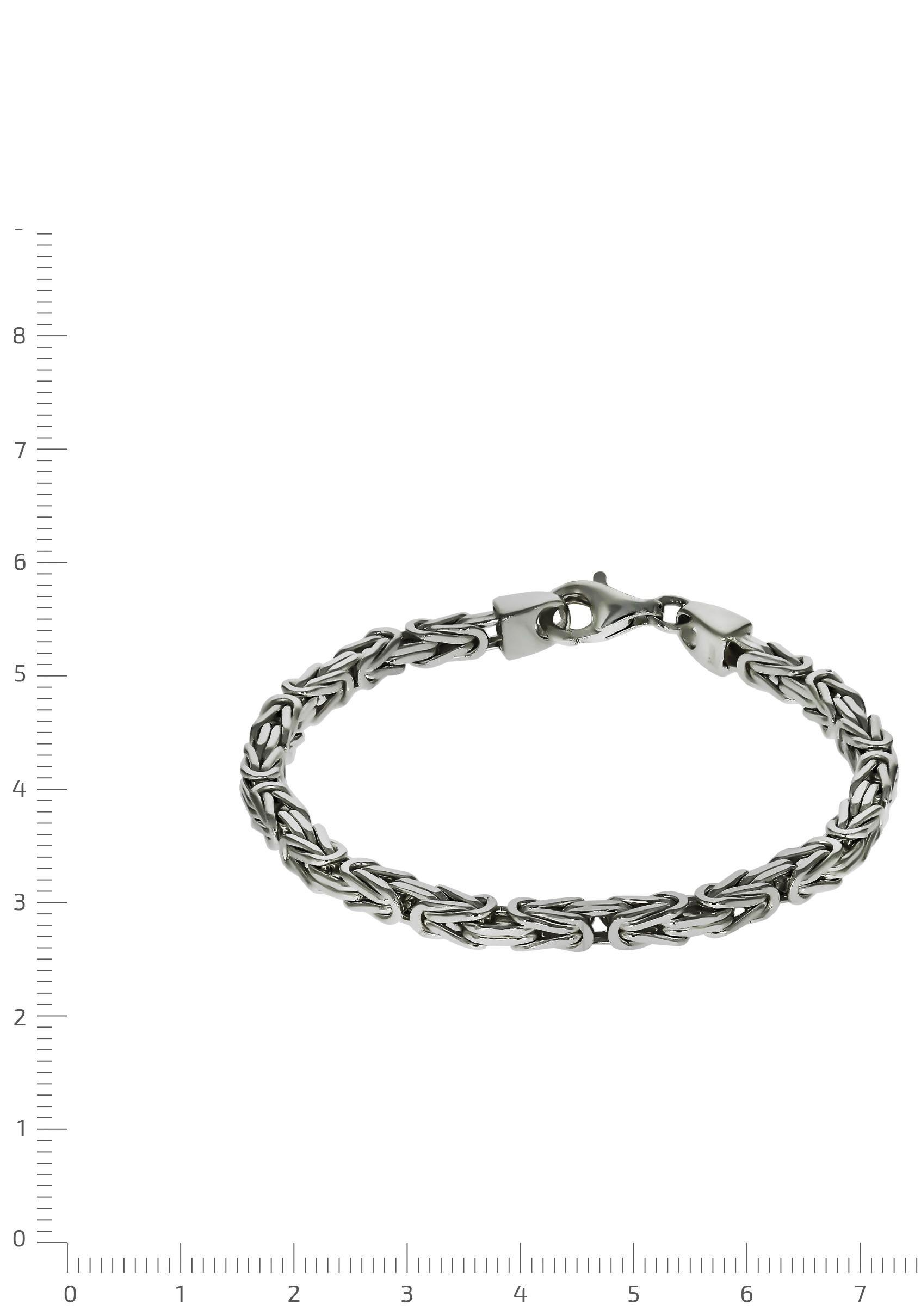 Firetti Silberarmband in bestellen Geschenk, 4-kant, »Schmuck mm 4,0 Made Germany online in breit«, Königskettengliederung