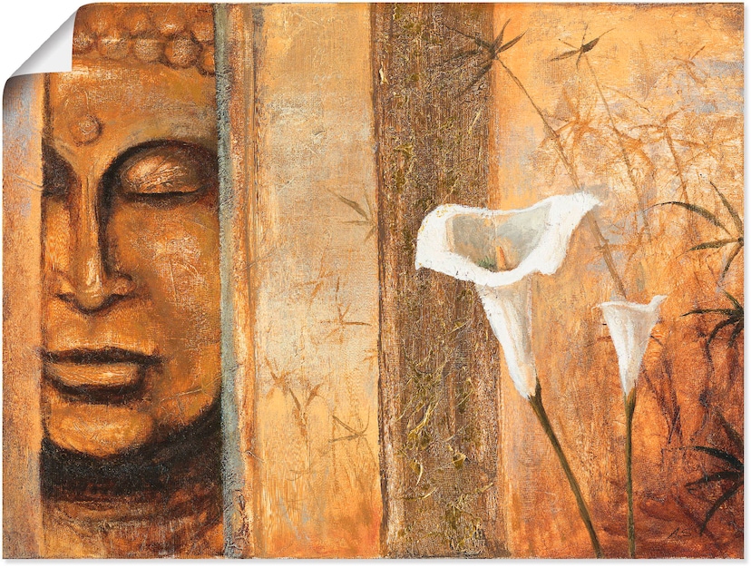 Artland Wandbild »Yin Yang Glockenklang«, Spirituelle Bilder, (1 St.), als  Alubild, Leinwandbild, Wandaufkleber oder Poster in versch. Größen auf  Rechnung bestellen