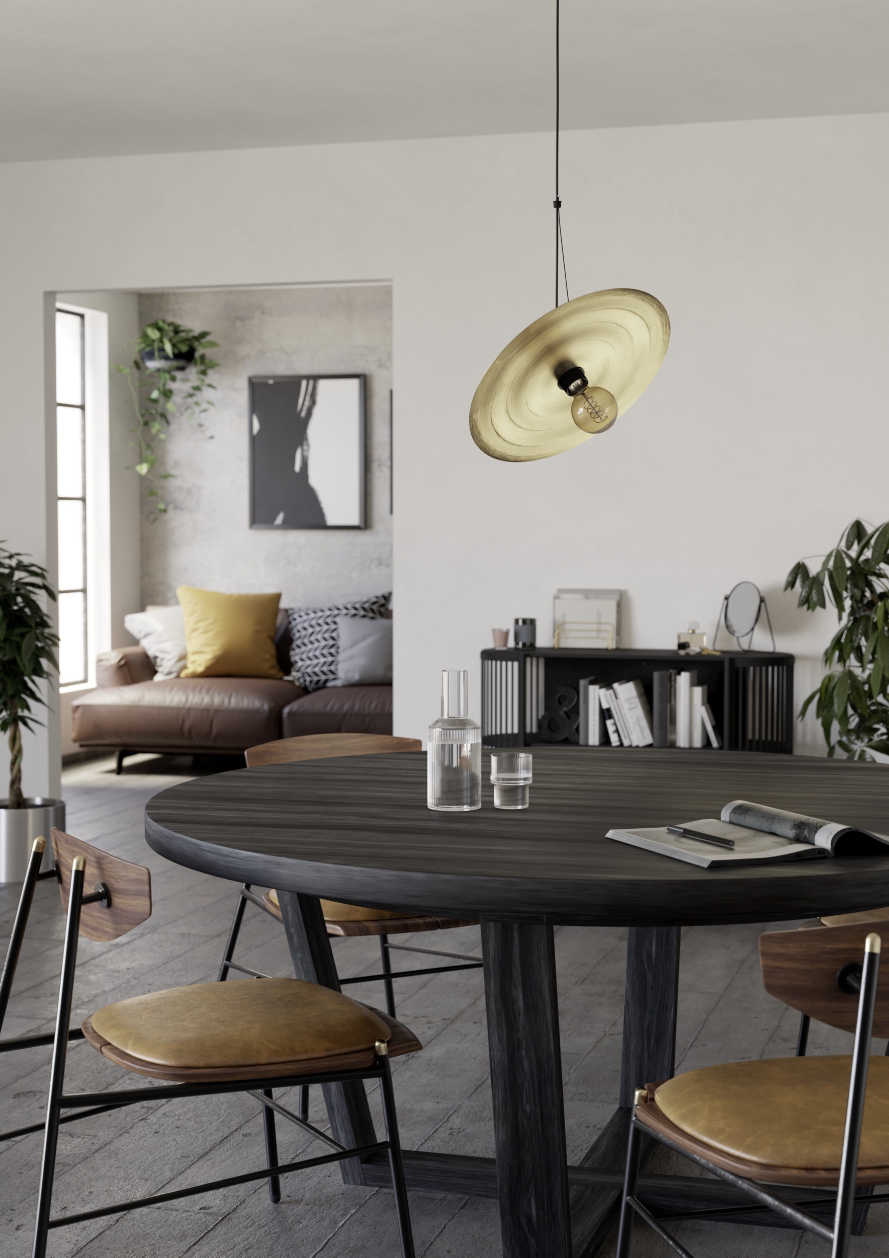 EGLO Hängeleuchte »LINTMILL Pendellampe - Stahl - E27 - 1X40W - IP20« E27 1 Stk. Hängelampe, Deckenlampe, Wohnzimmer, Esszimmer, H110 x Ø40 cm